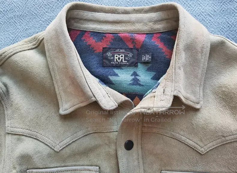 RRL Ralph Lauren RRL Ralph Lauren Leather jacket, leather shirt, thick shee Size US M / EU 48-50 / 2 - 6 Thumbnail