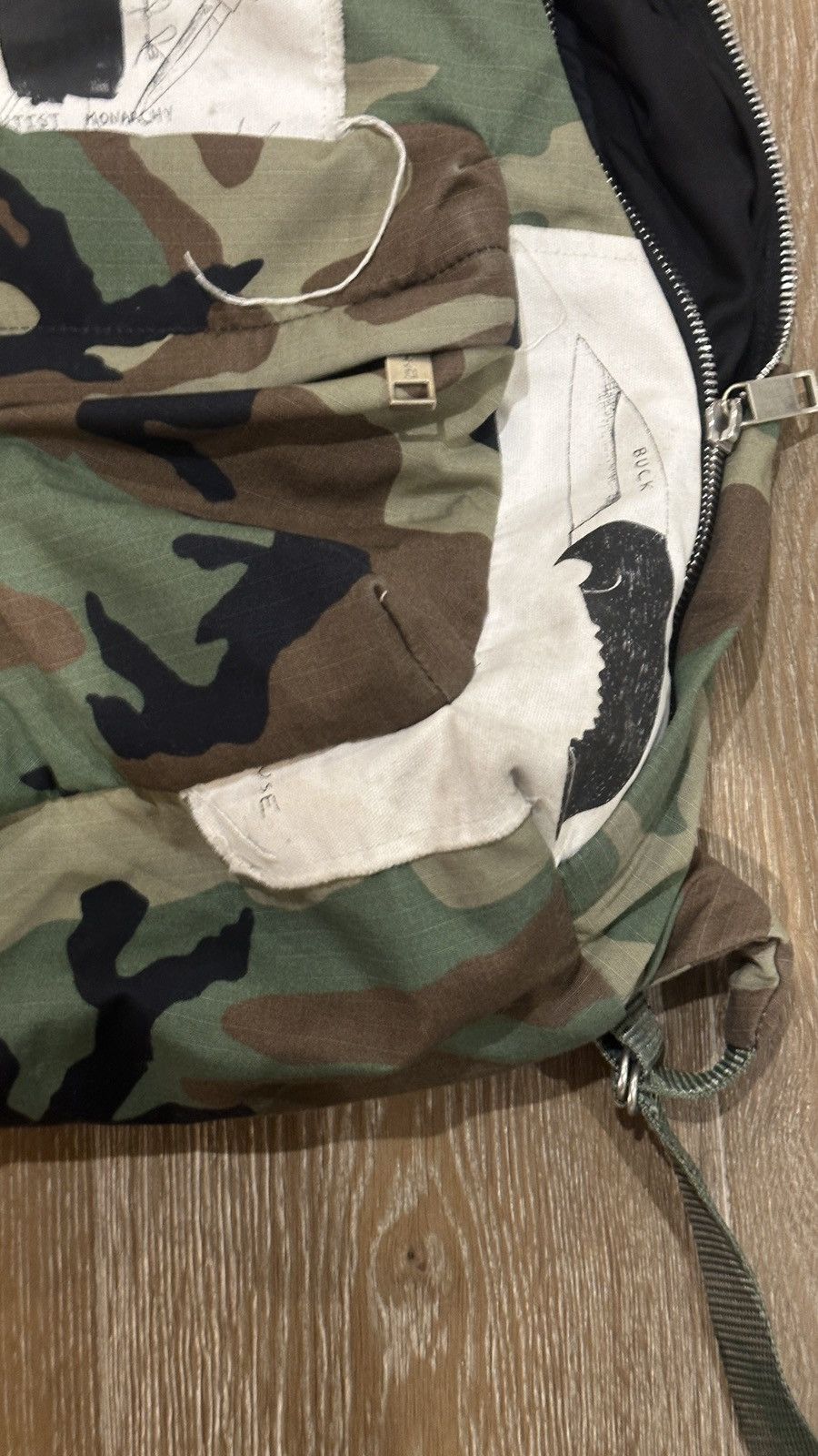 Enfants Riches Deprimes ERD Camo patchwork assemblage backpack Size ONE SIZE - 5 Thumbnail