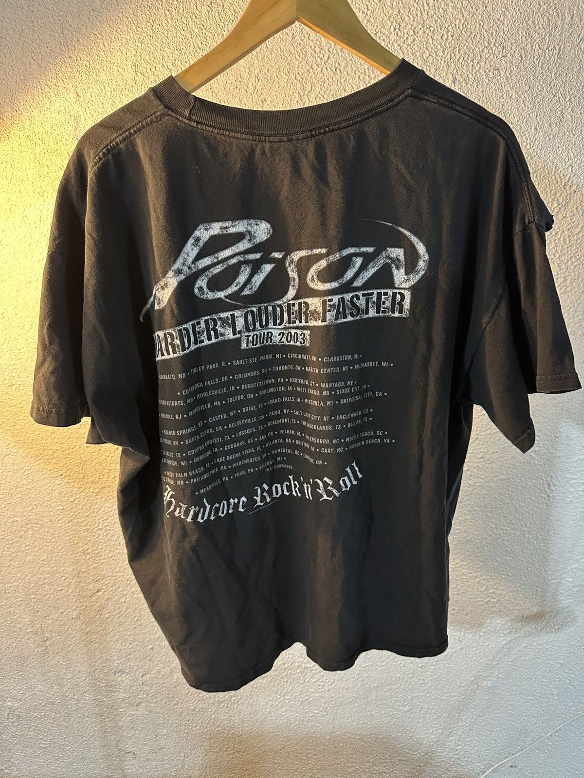 Band Tees × Vintage Vintage Poison Band Tee 2003 Tour Size US XL / EU 56 / 4 - 3 Thumbnail