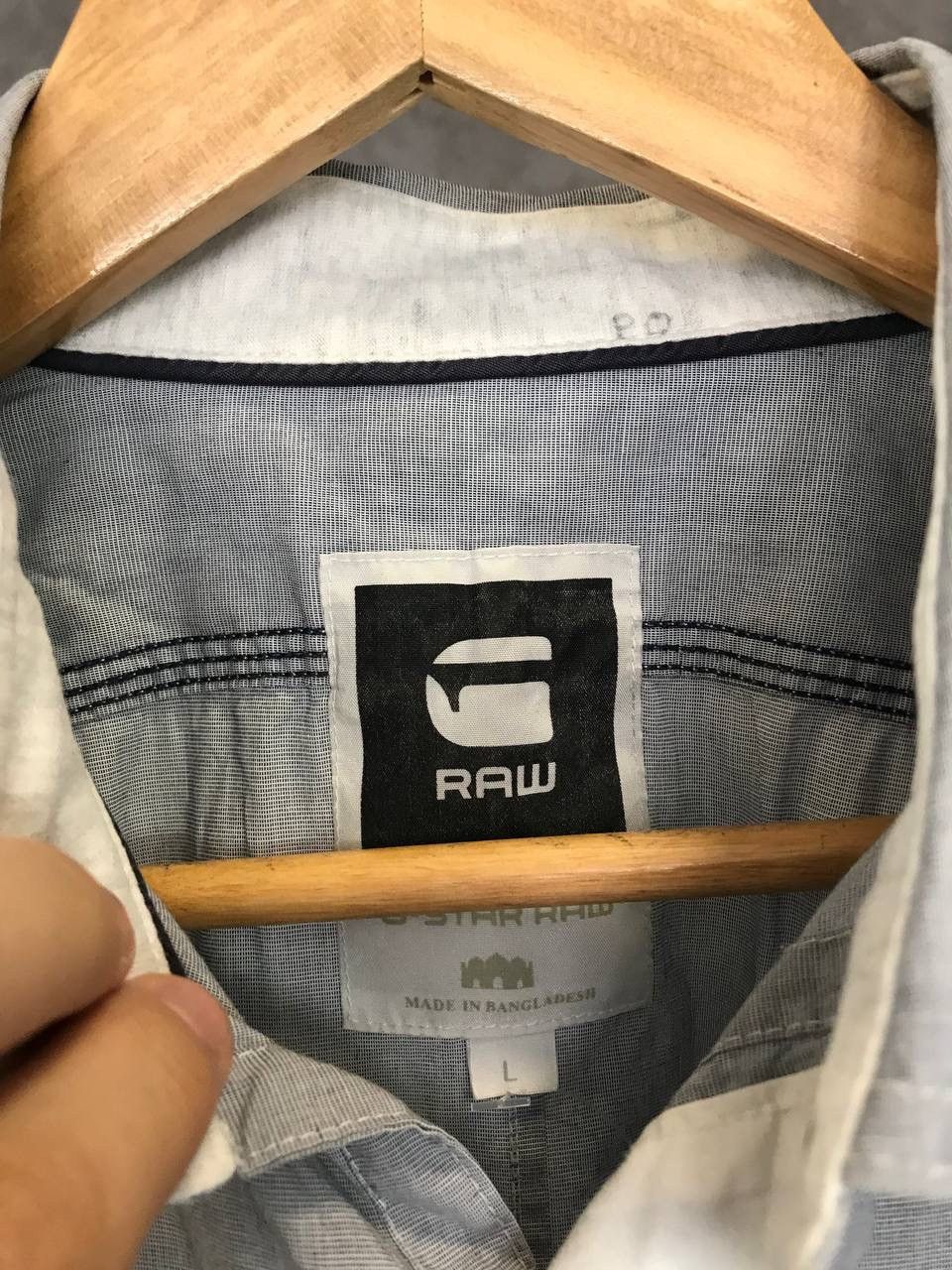 G-Star G Star Raw Y2K streetwear zip shirt Size US L / EU 52-54 / 3 - 3 Thumbnail