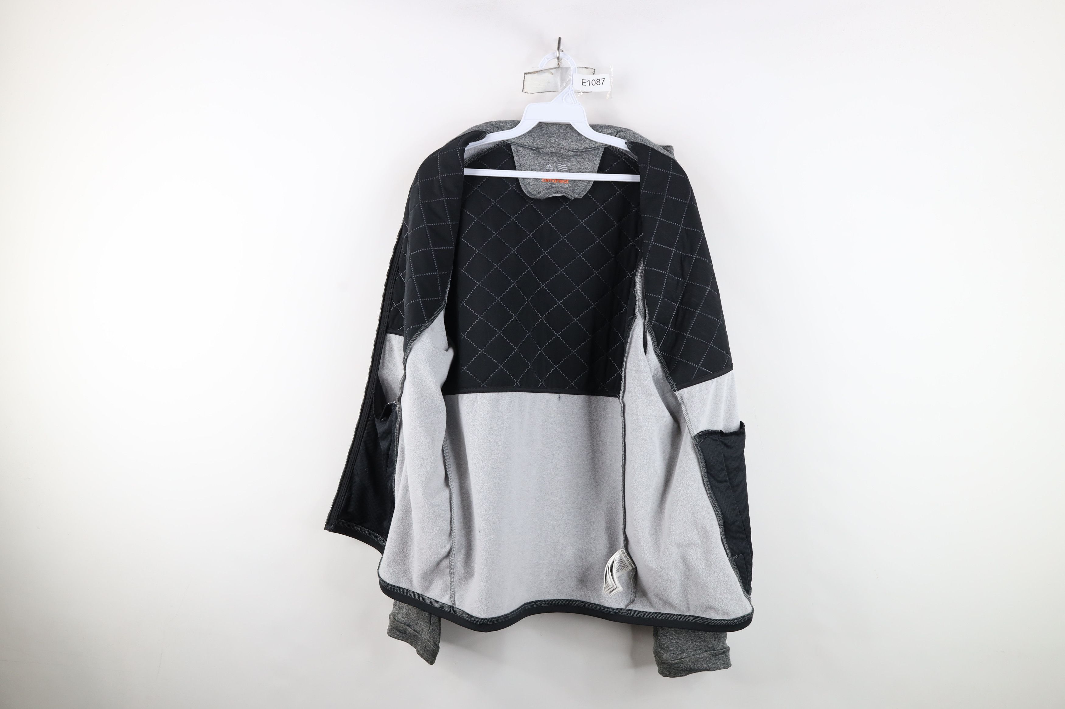Adidas Adidas Quilted Full Zip Knit Golf Jacket Heather Gray Size US M / EU 48-50 / 2 - 11 Thumbnail