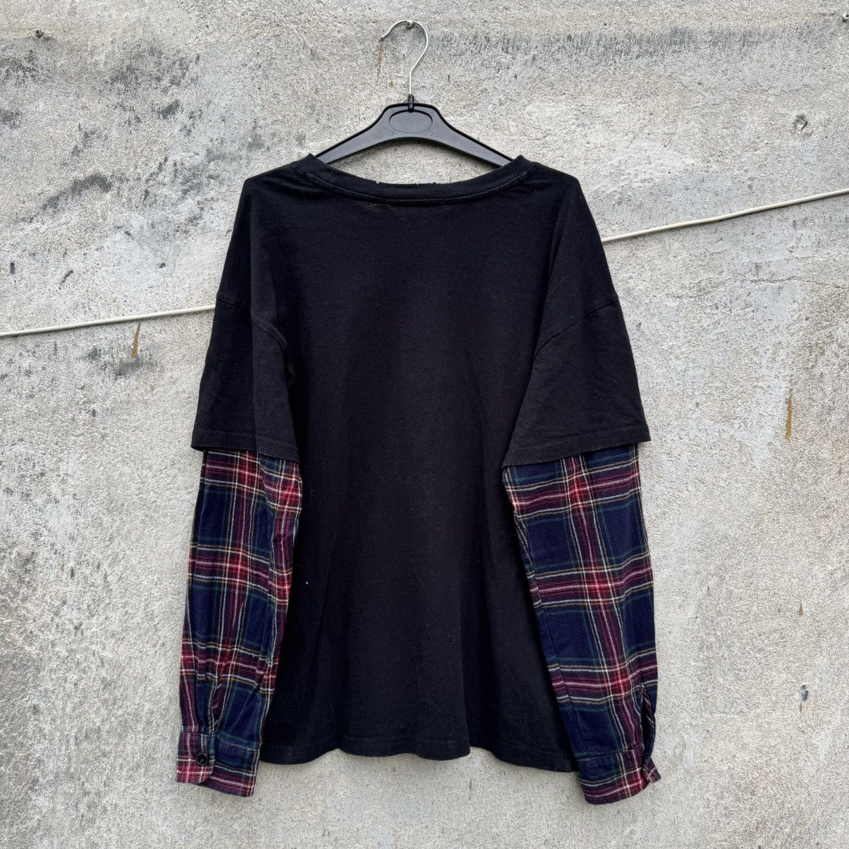 If Six Was Nine Distressed I LOVE SKATER BOYS LONGSLEEVE y2k grunge flannel Size US M / EU 48-50 / 2 - 3 Thumbnail