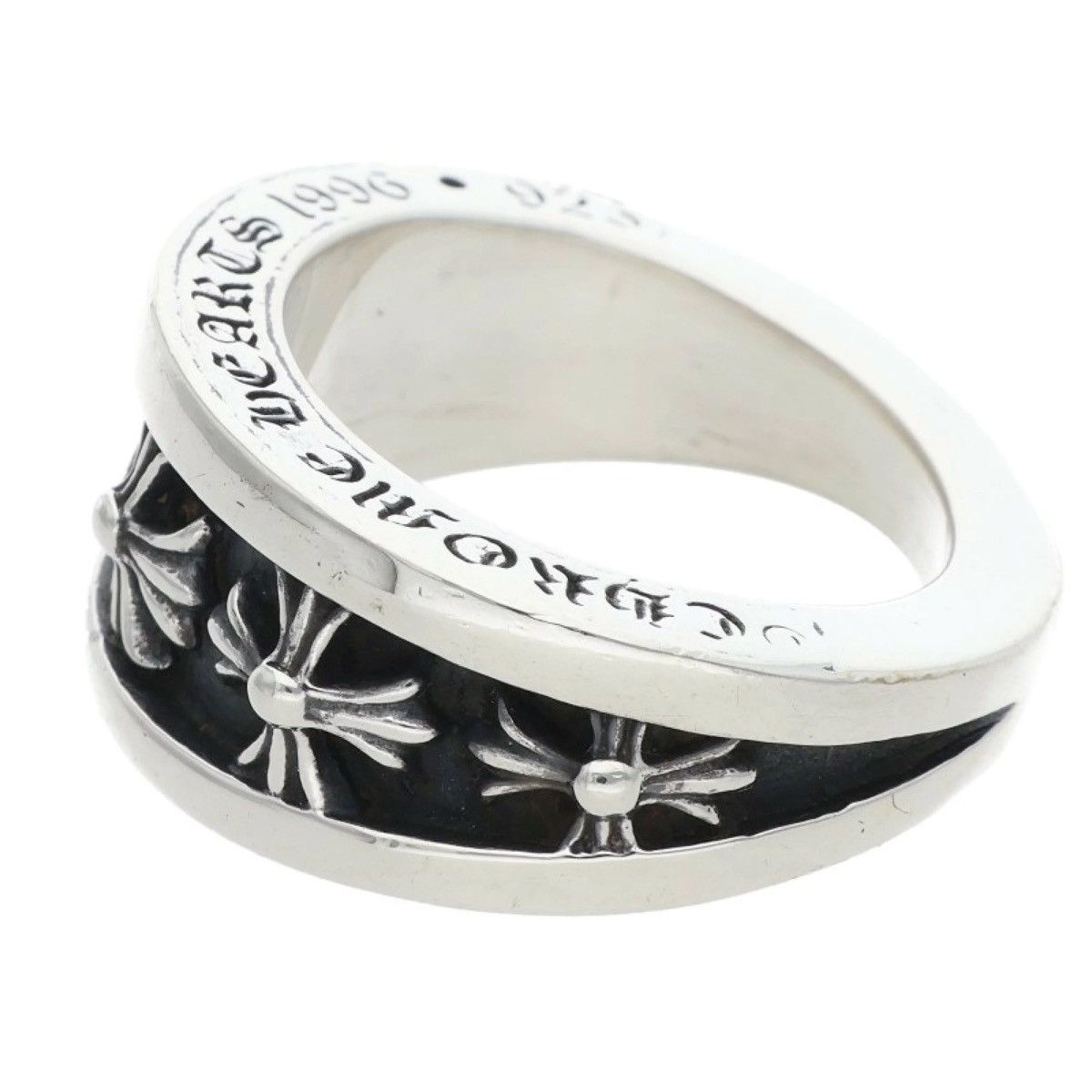 Chrome Hearts US 8 chrome hearts Cross Narrow Band Ring 16 Size ONE SIZE - 4 Thumbnail