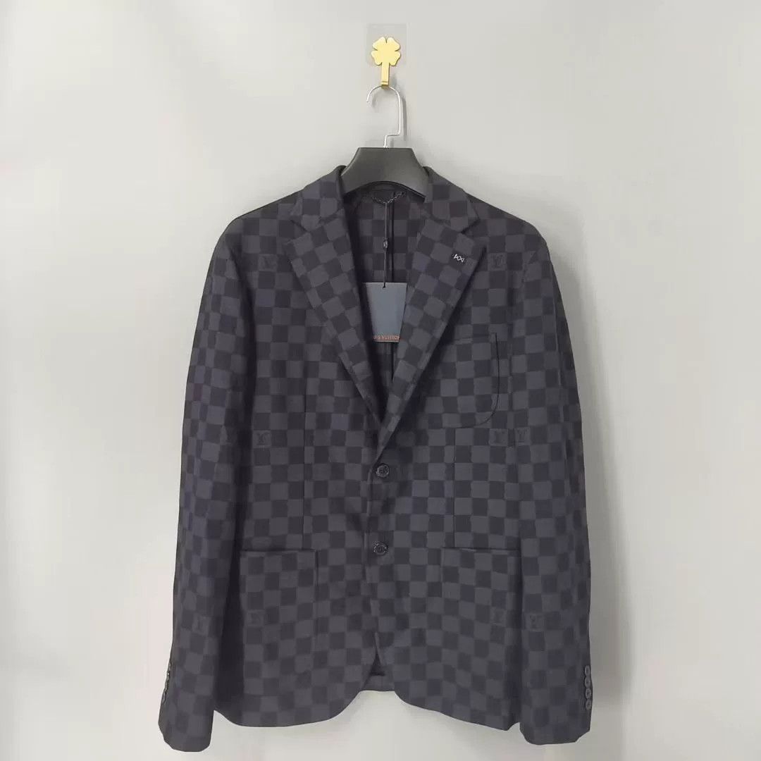 Louis Vuitton Louis Vuitton Blue Blazer with Single Button Size US XL / EU 56 / 4 - 1 Thumbnail