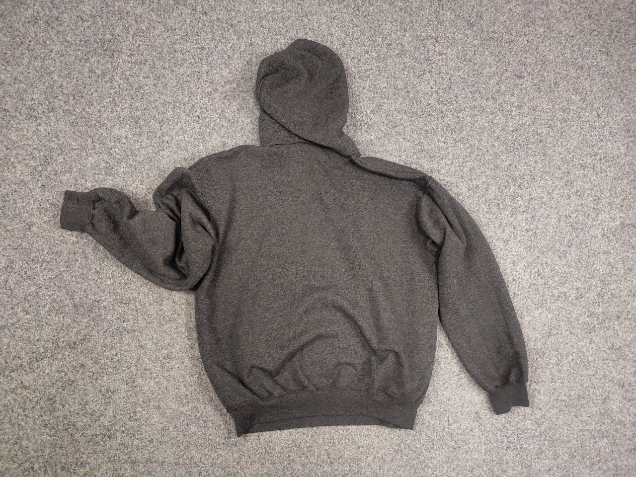 Fruit Of The Loom Vintage 90's fruit of the loom Blank Gray Hoodie USA Style Size US L / EU 52-54 / 3 - 10 Thumbnail
