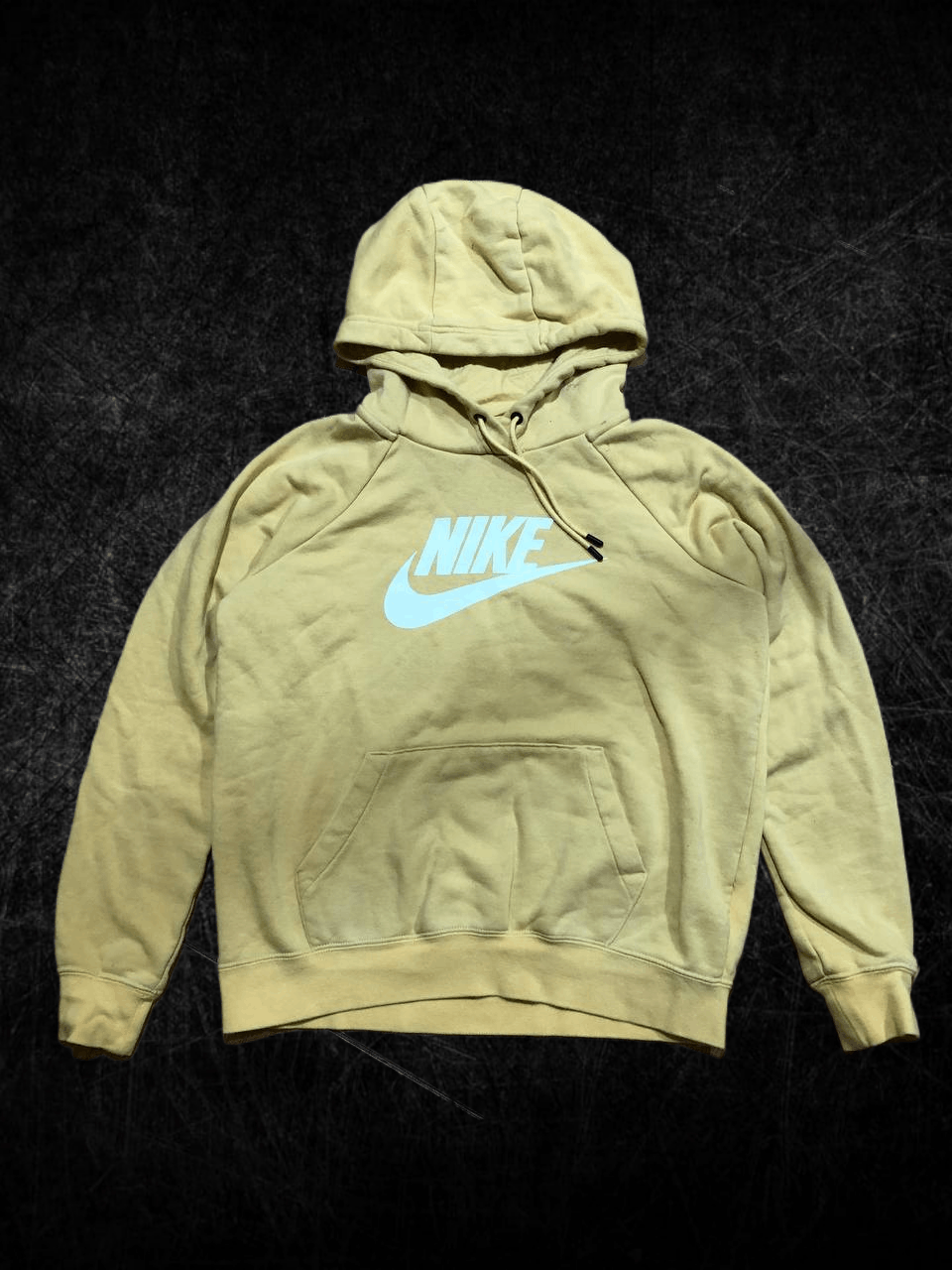 Nike Nike Yellow Fleece Hoodie Big Center Swoosh Logo Size US S / EU 44-46 / 1 - 1 Thumbnail