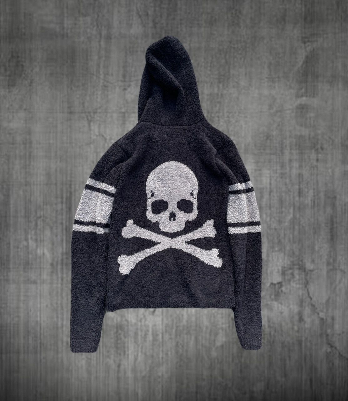 Mastermind× Barefoot dreams skull fleece hoodie