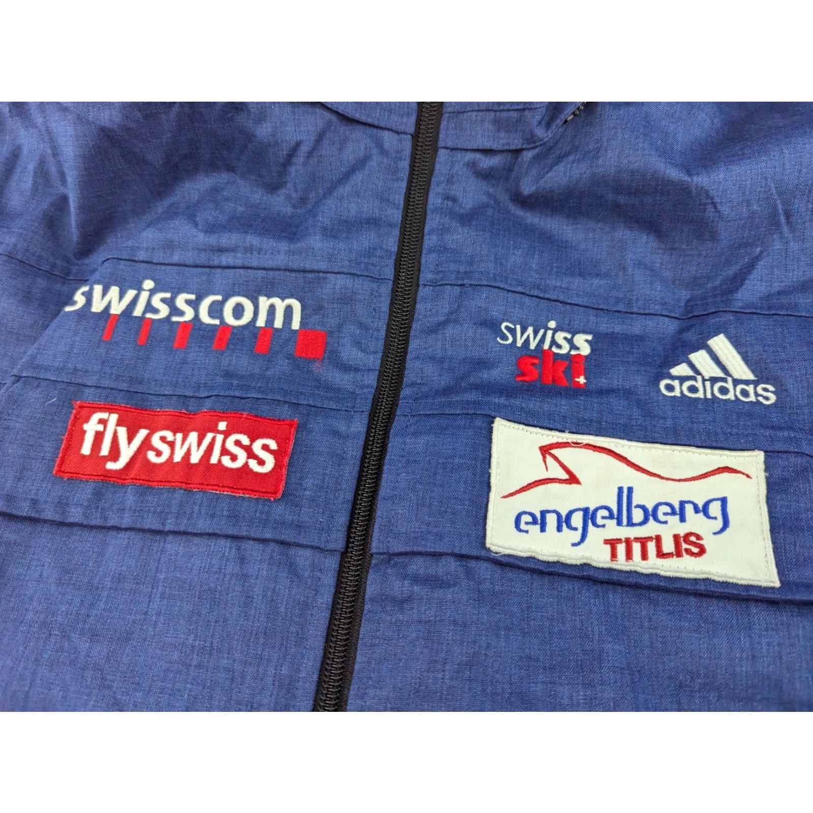 Adidas Adidas Mens Ski Jacket Shirt Blue Outdoor Winter Athletic Sports Full Zip Quick Dry Water Resistant Mens S Recycled? Size US S / EU 44-46 / 1 - 2 Thumbnail