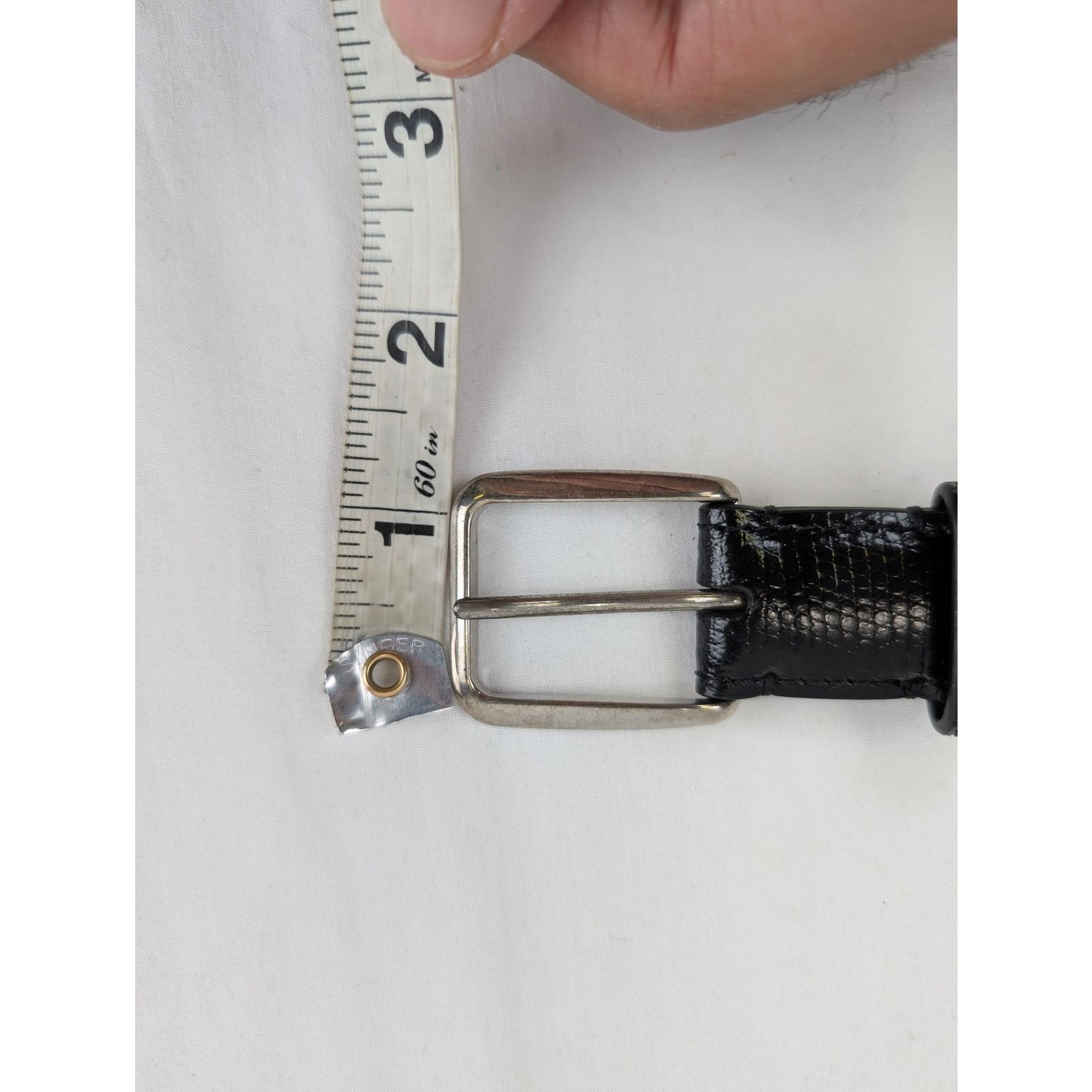 Celine o1rshd1 Size: 80 / Elegant Belt with Square Buckle Size ONE SIZE - 11 Thumbnail