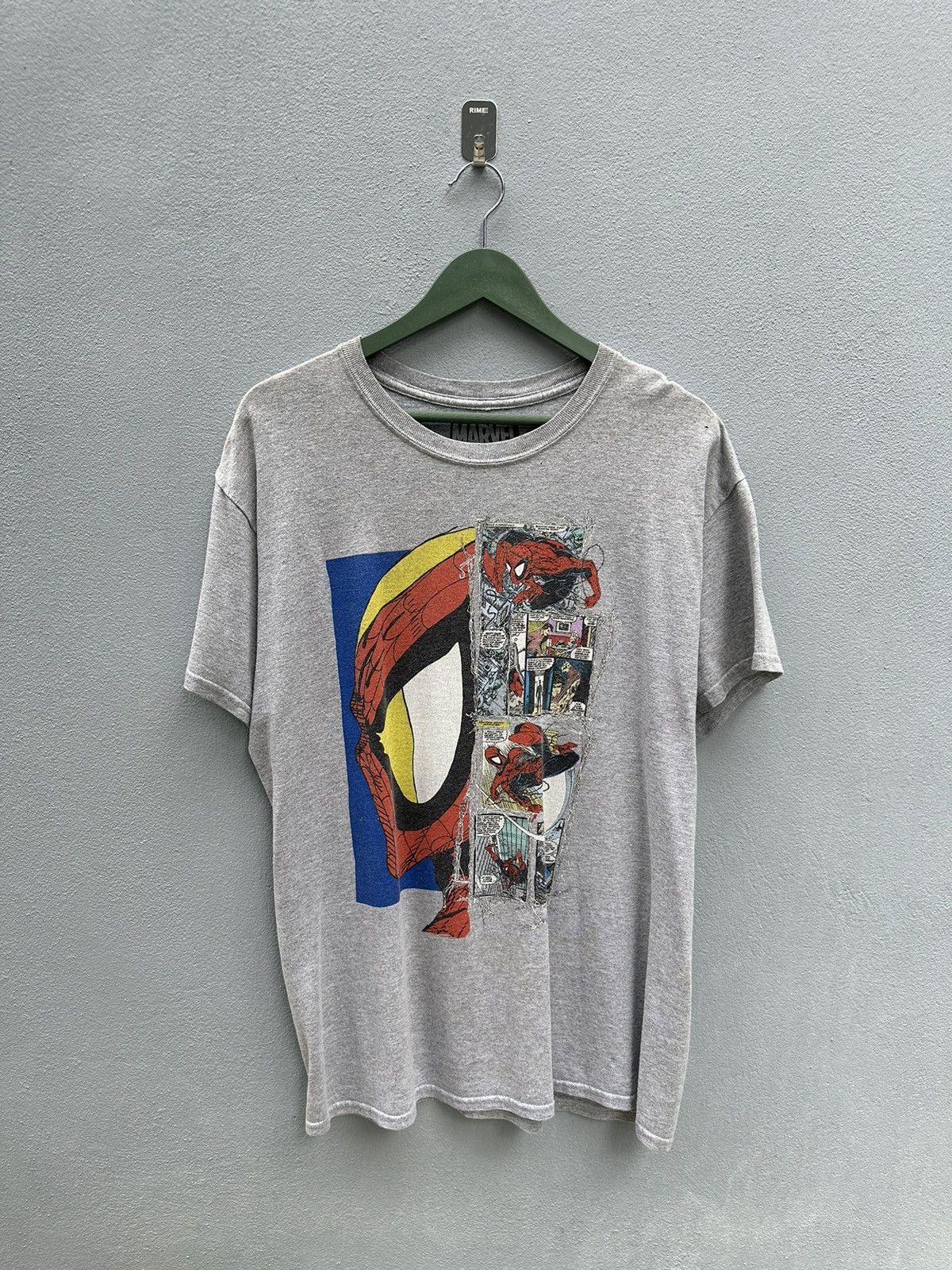 Anime × Marvel Comics Marvel Spiderman Printed Tshirt A68 Size US L / EU 52-54 / 3 - 1 Thumbnail
