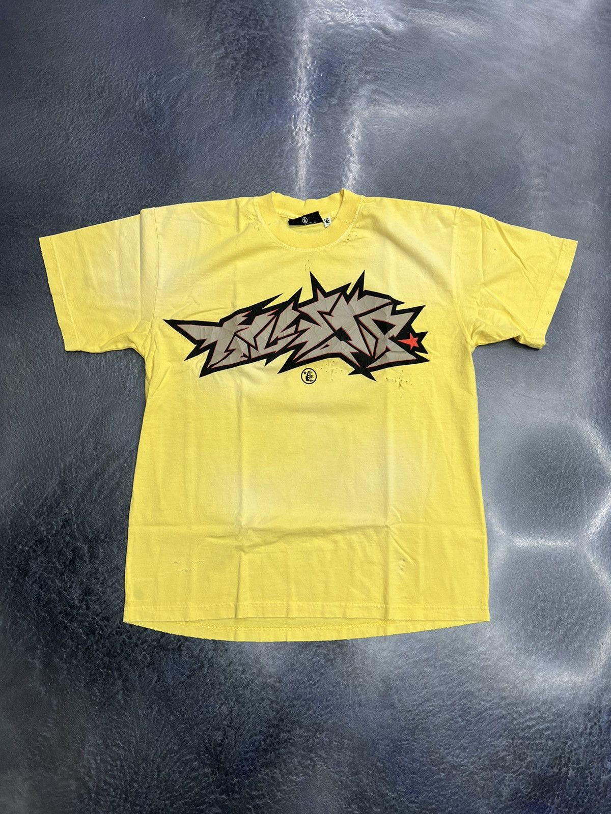 HELLSTAR Hellstar Cracked Print T-Shirt Size US L / EU 52-54 / 3 - 1 Thumbnail