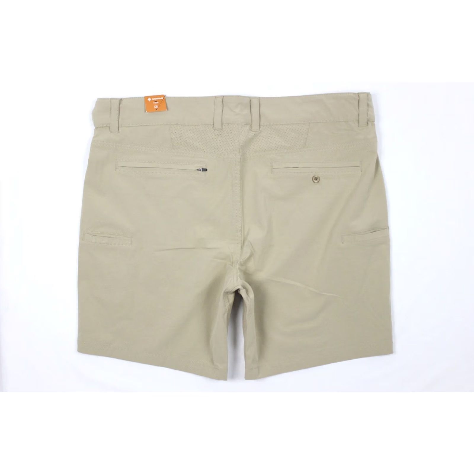 Nomad Nomad Outdoor Men's 9" Shorts Hybrid Stretch XXL Khaki N2000075 Size US 39 - 3 Thumbnail