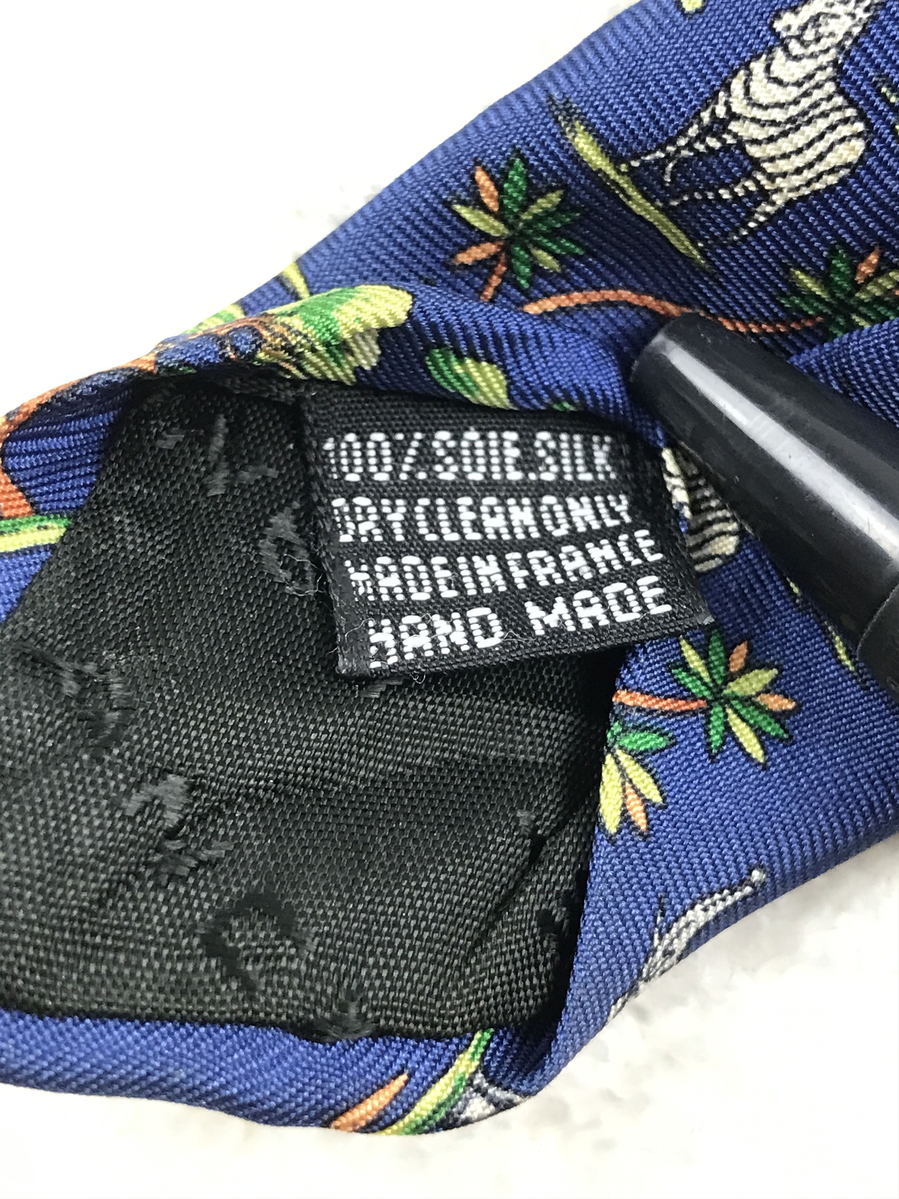 Designer × Lancel × Vintage Vintage Lancel Silk Necktie Size ONE SIZE - 6 Thumbnail