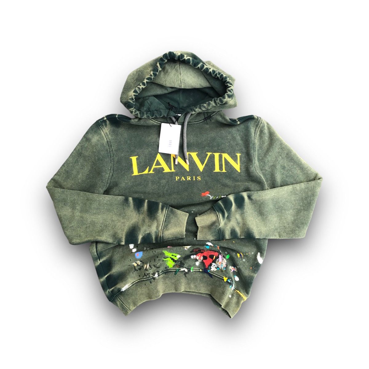 Gallery Dept. × Lanvin Gallery Dept x Lanvin Olive Green Hoodie Size US M / EU 48-50 / 2 - 1 Thumbnail