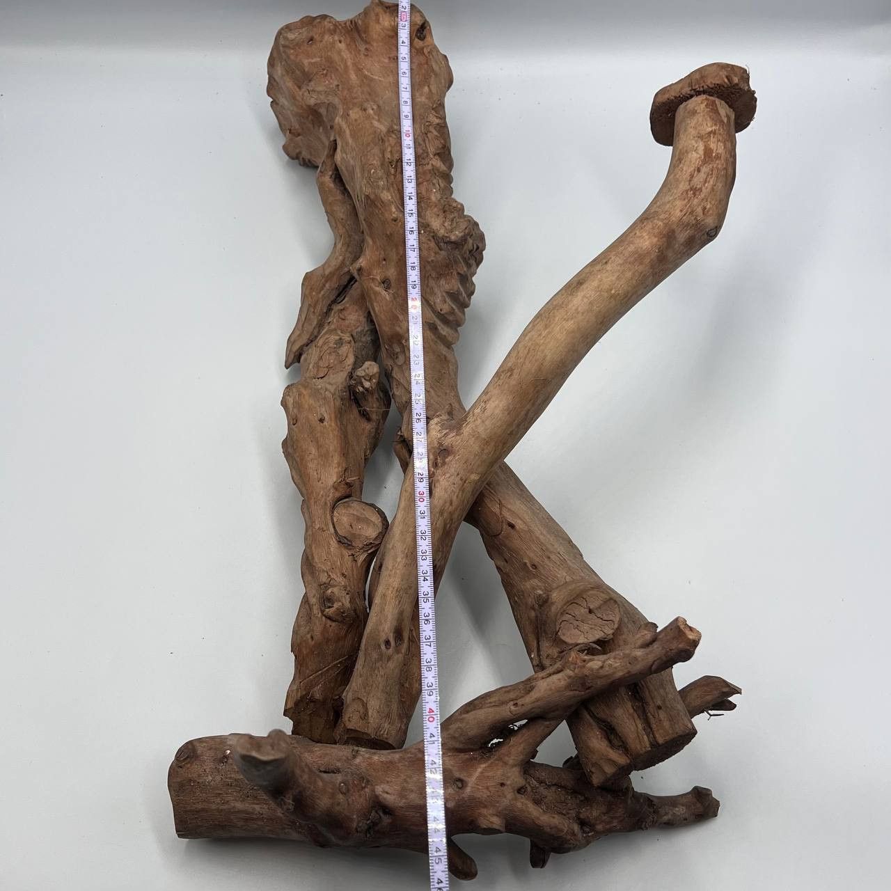 Vintage Primitive Handcrafted Scarecrow Man Figure Candlestick Wood Size ONE SIZE - 7 Thumbnail
