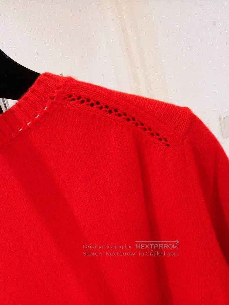 Loro Piana Loro Piana Limited Edition Rabbit Red Cashmere Sweater Size XS / US 0-2 / IT 36-38 - 7 Thumbnail