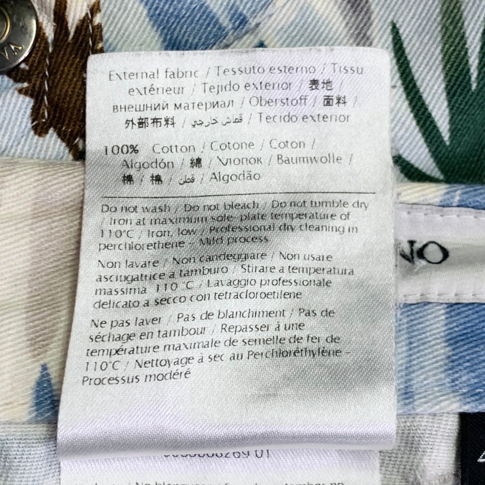 Valentino Multi Color Hawaiian Tropical Cotton Twill Zip Fly Shorts Size US 30 / EU 46 - 5 Thumbnail
