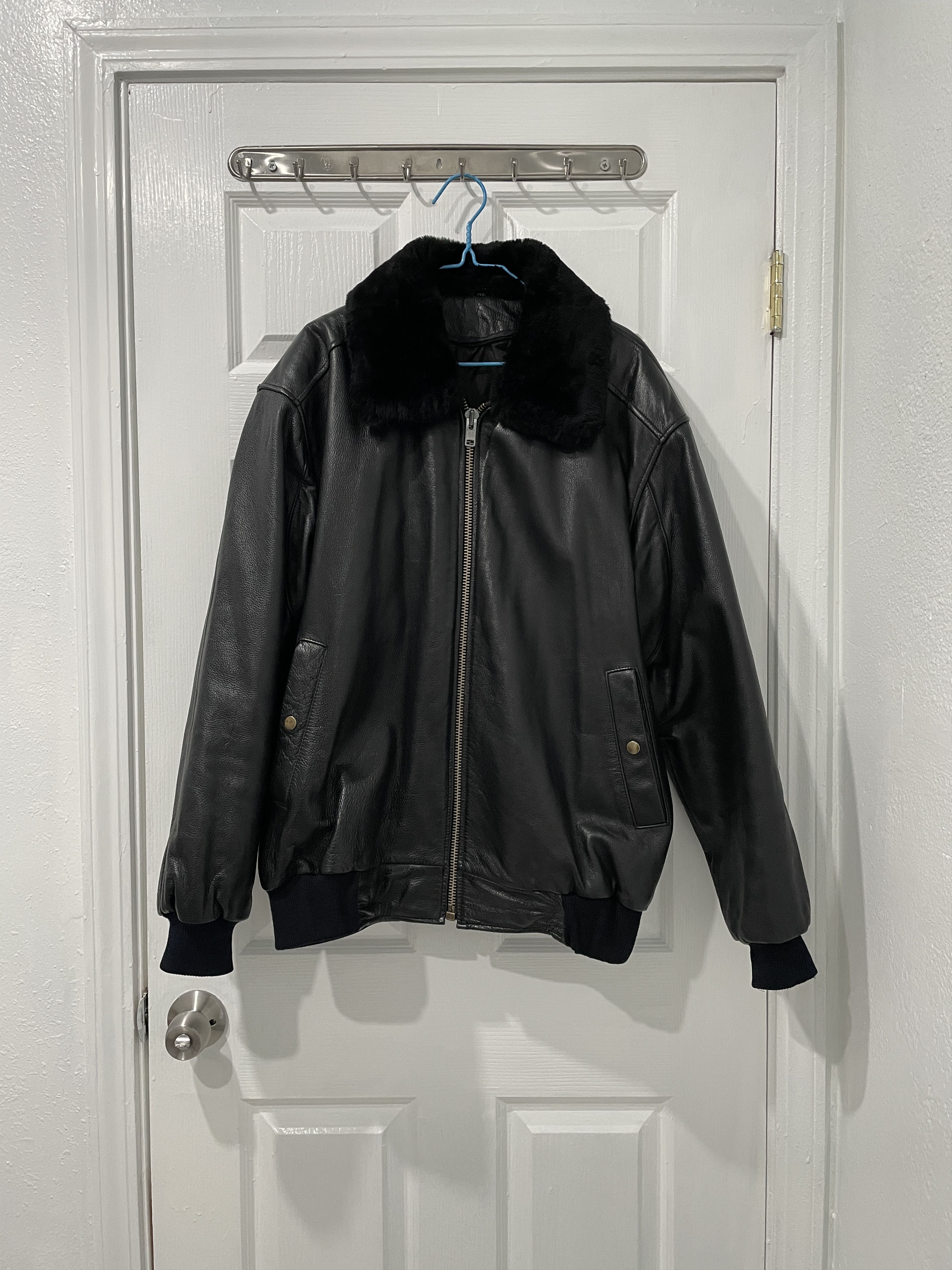 AFB レザージャケット Japanese Brand × Streetwear × Vintage AFB studded leather bomber