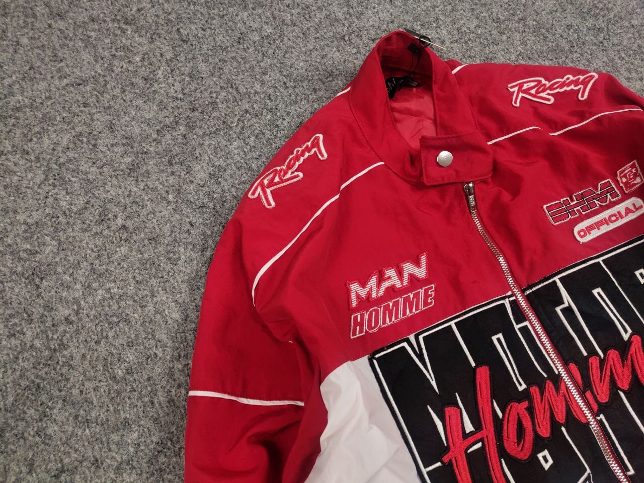 Japanese Brand Boxy Washed Nylon moto Sport Racing Short Jacket Vintage Size US S / EU 44-46 / 1 - 9 Thumbnail