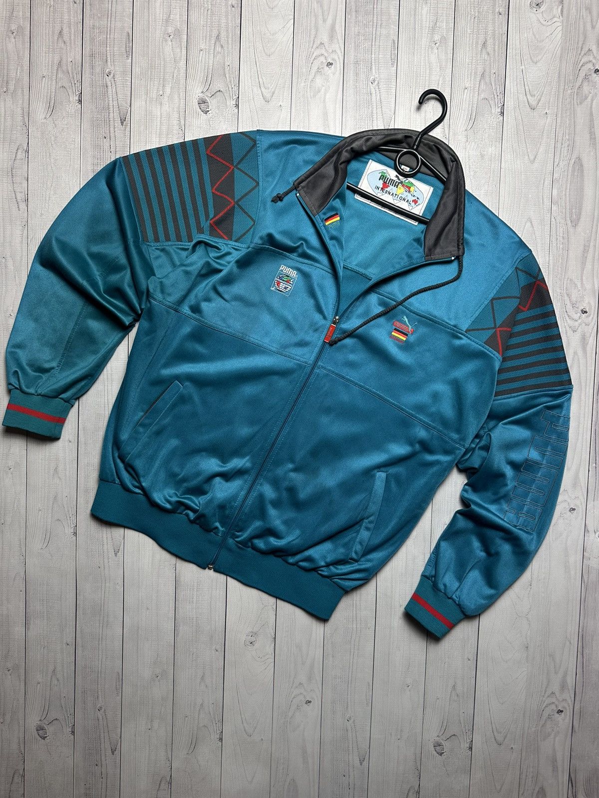 Puma × Vintage Vintage puma Germany track jacket Deutschland size L rare Size US L / EU 52-54 / 3 - 1 Thumbnail