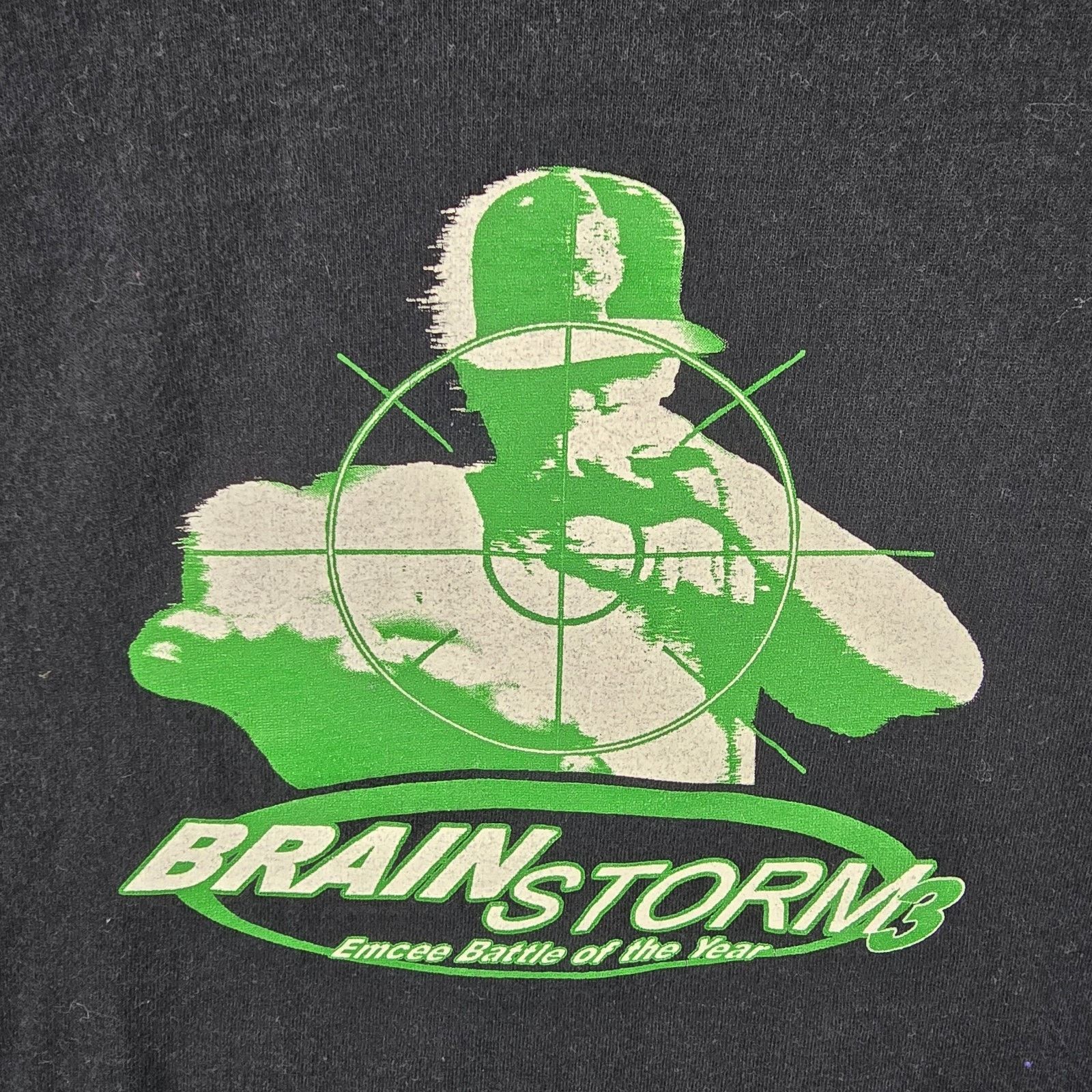 Fruit Of The Loom Vintage Brainstorm 3 Emcee Battle Shirt Y2K 2004 Size Large Size US L / EU 52-54 / 3 - 4 Thumbnail
