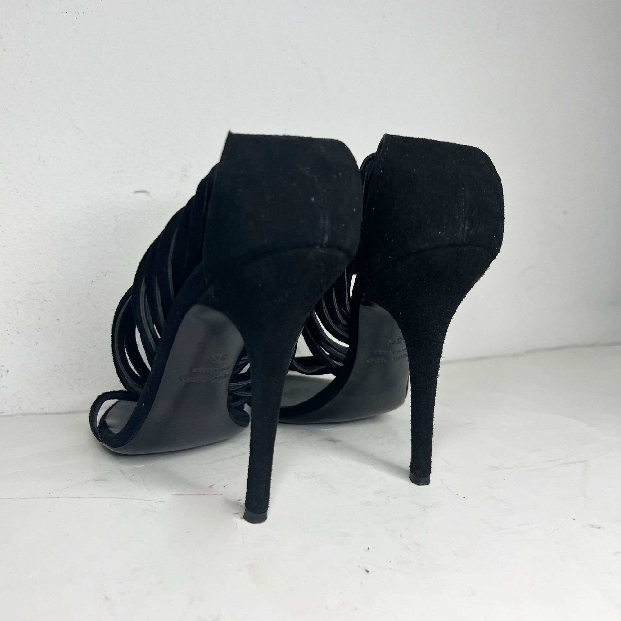 Balmain Suede Sandals Size US 6 / IT 36 - 8 Thumbnail
