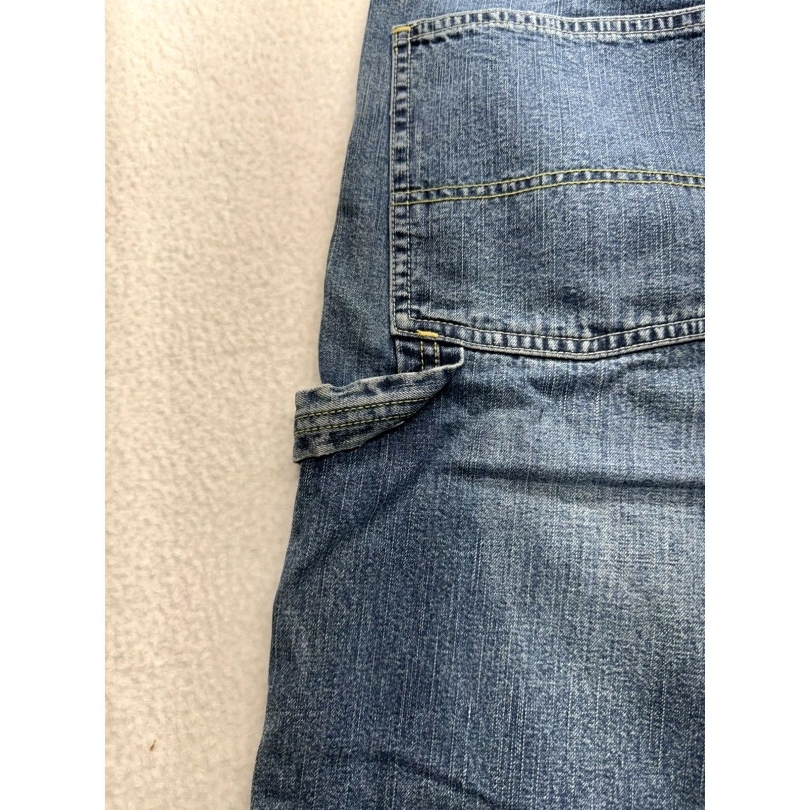 Vintage Levi’s Carpenter Jeans Men’s 36x34 Blue Straight 42 1/2in Length Inseam 32in Waist 16in Pre-Owned Like New Mens Size US 36 / EU 52 - 5 Thumbnail