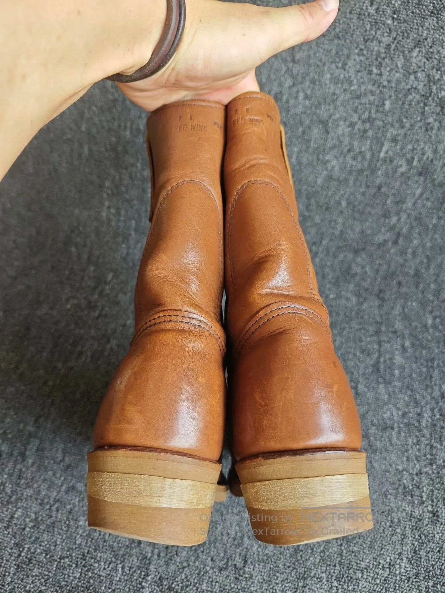 Red Wing Red Wing 1155 90s Western Work Boots. Size US 7 / EU 40 - 6 Thumbnail