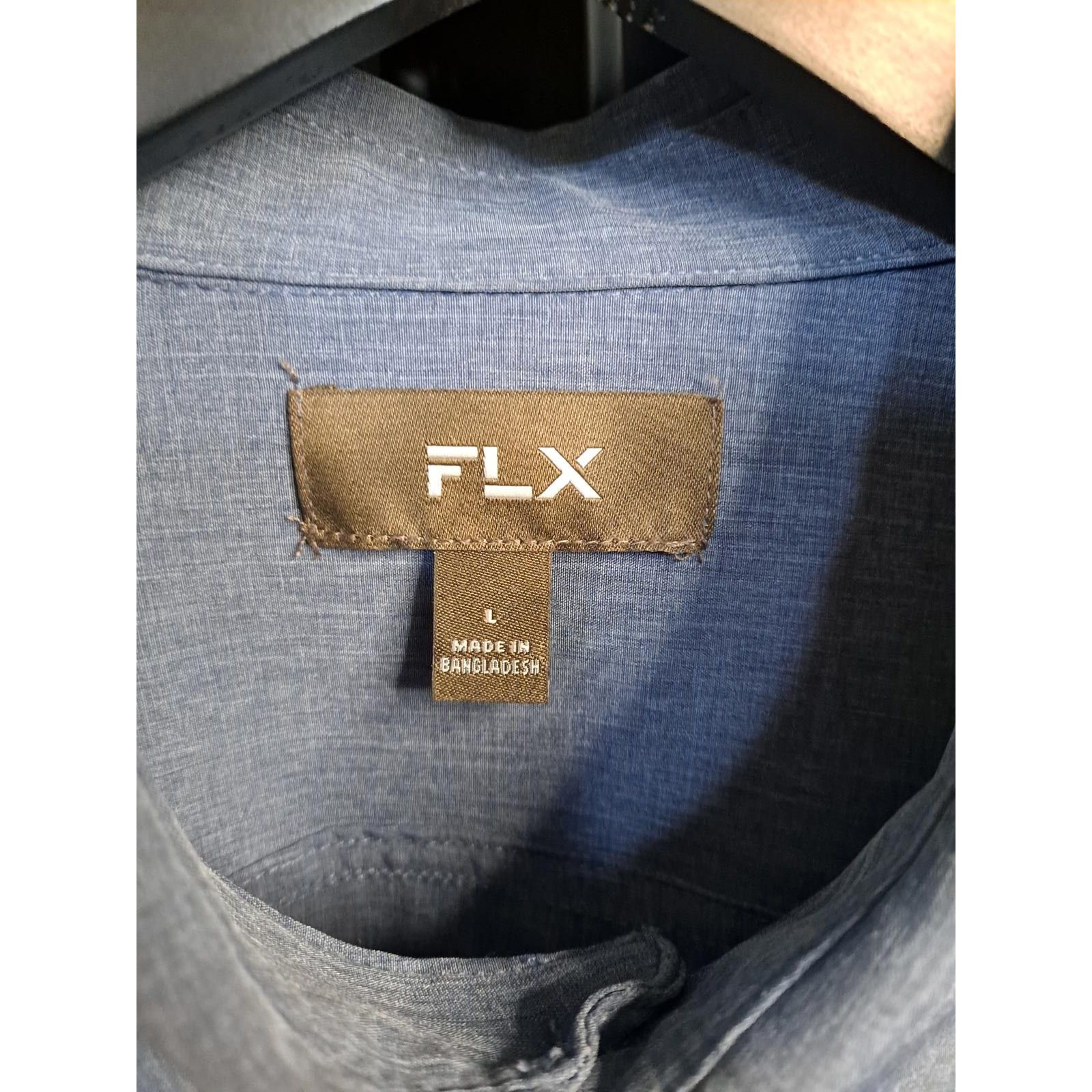Other FLX Button Up Blue Long Sleeve Shirt Size Large Size US L / EU 52-54 / 3 - 3 Thumbnail