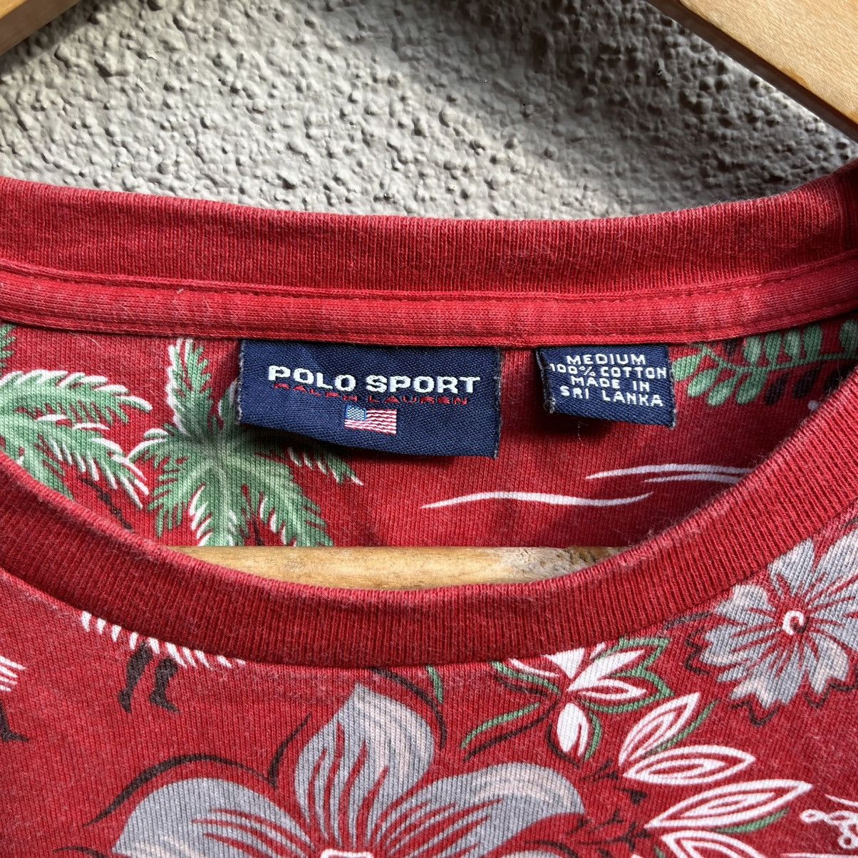 Polo Ralph Lauren Vintage POLO SPORT hawaiian tee Size US M / EU 48-50 / 2 - 3 Thumbnail