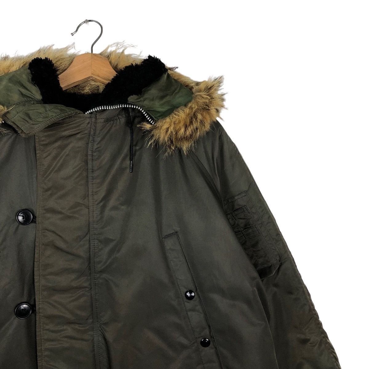 I. Spiewak And Sons 🔥90’s Mink Fur Hoodie Parka Jacket Type N-3B/F Made In USA Size US M / EU 48-50 / 2 - 5 Thumbnail
