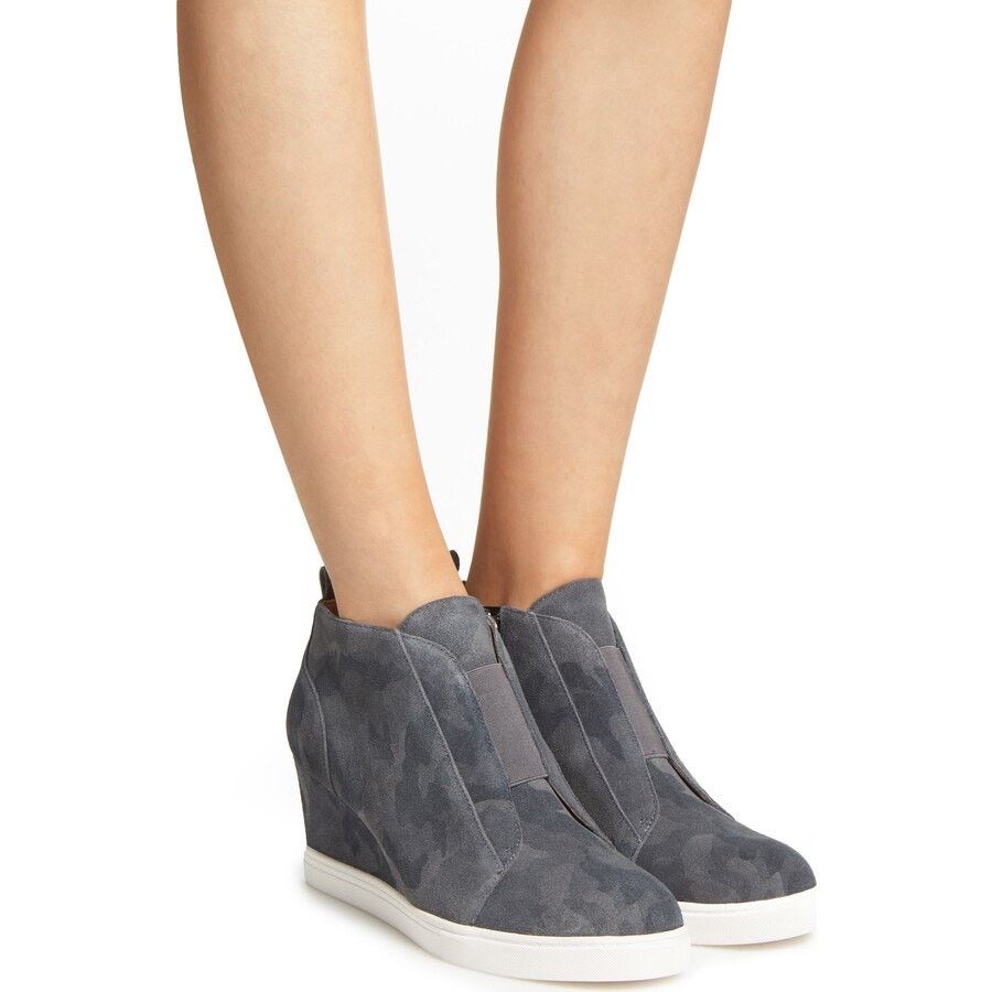 Other Linea Paolo Felicia Wedge Sneaker Gray Camo Size US 9 / IT 39 - 9 Thumbnail