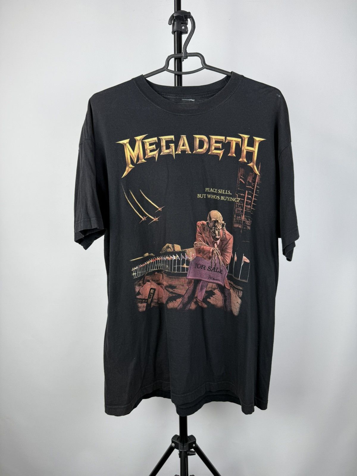 Band Tees × Megadeth VNTG Megadeth Peace Sells BUT WHO’S BUYING T SHIRT XL SIZ Size US XL / EU 56 / 4 - 1 Thumbnail
