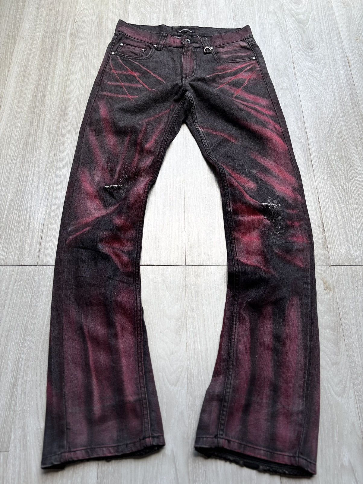 semanticdesign SEMANTIC DESIGN lace-up jeans Size US 28 / EU 44 - 1 Thumbnail