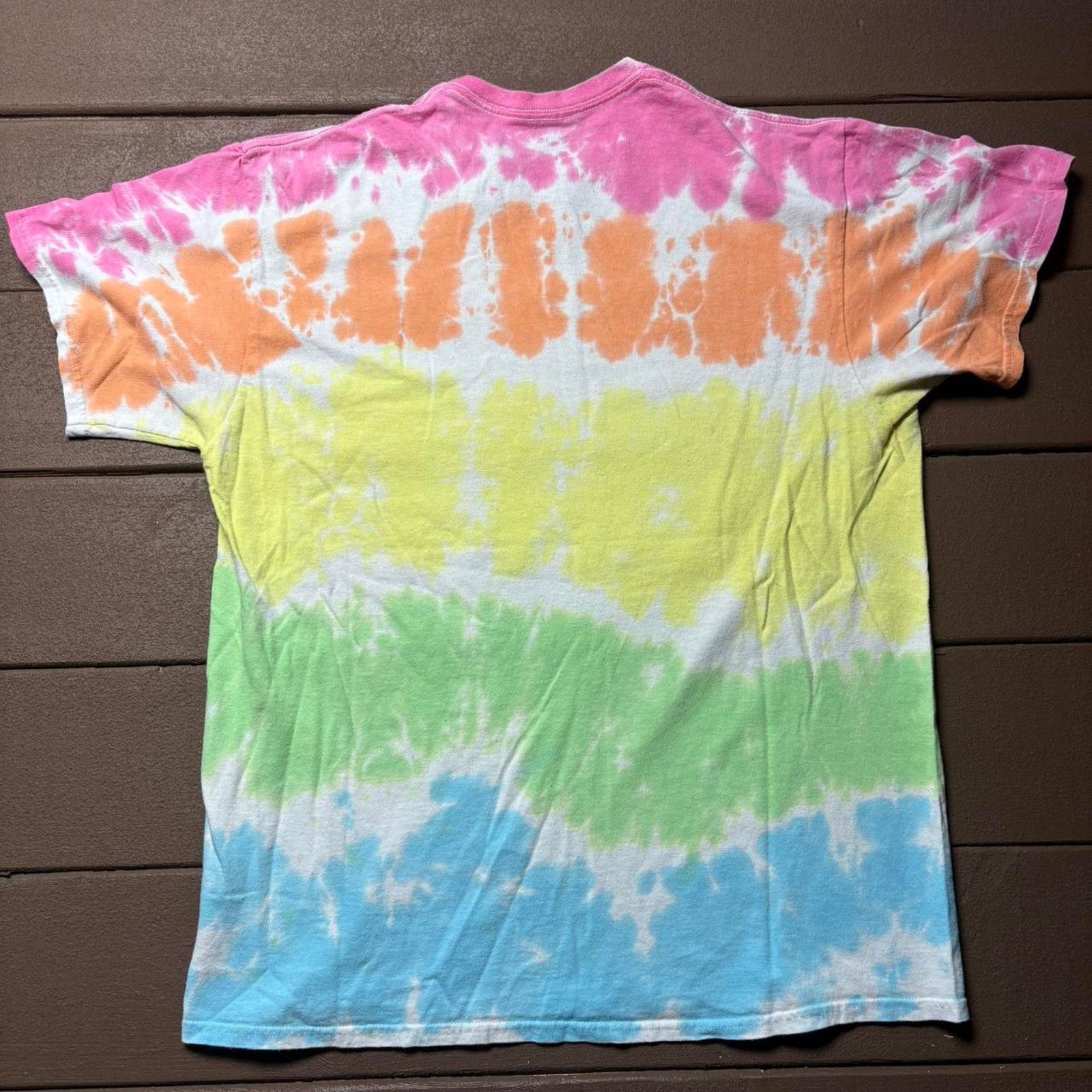 Liquid Blue Tie Dye Rainbow Liquid Blue Woodstock Shirt Size US L / EU 52-54 / 3 - 5 Thumbnail