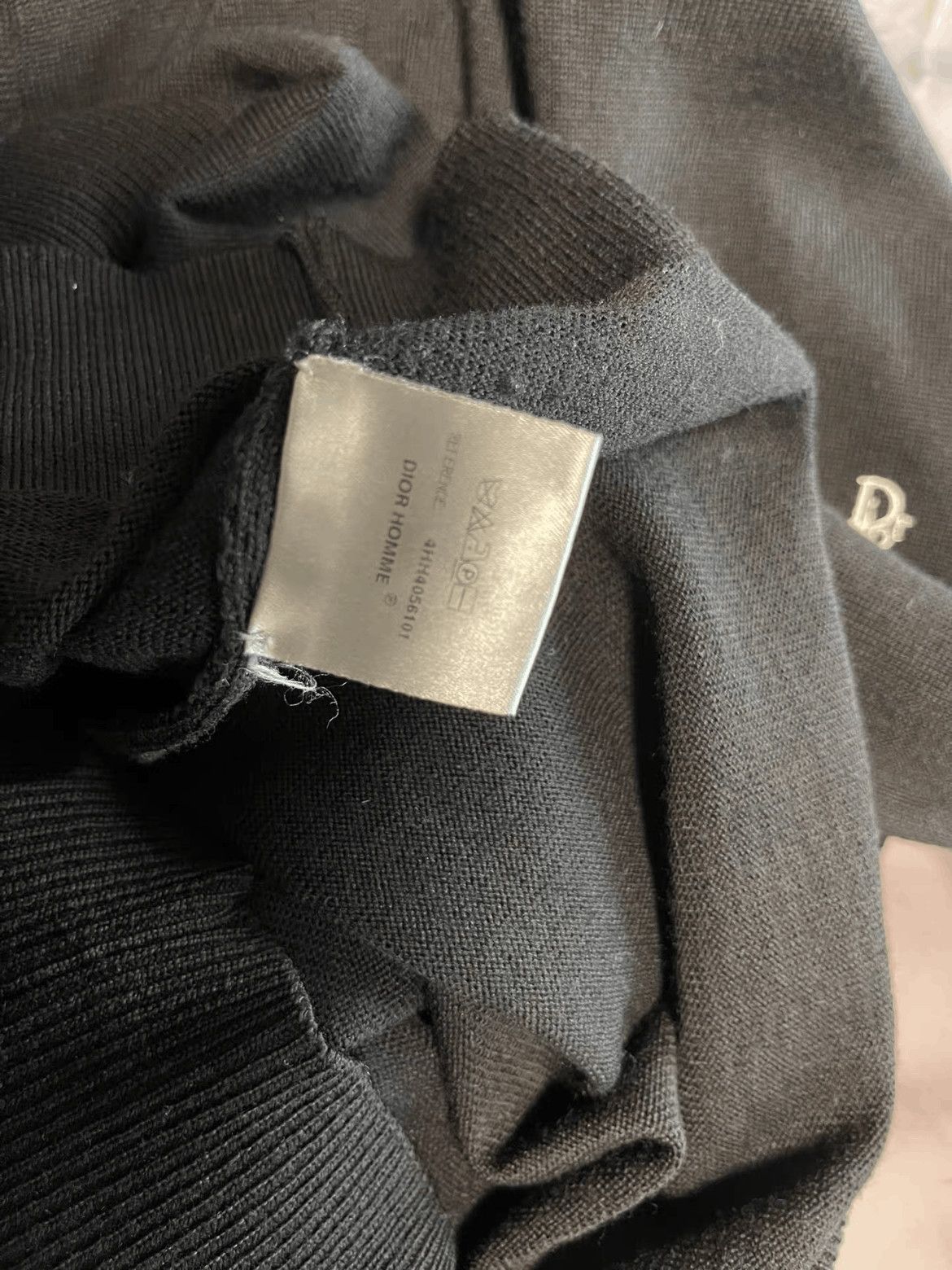 Dior Dior Homme 04AW Logo Stitch Hi-neck Knitwear Size US M / EU 48-50 / 2 - 5 Thumbnail