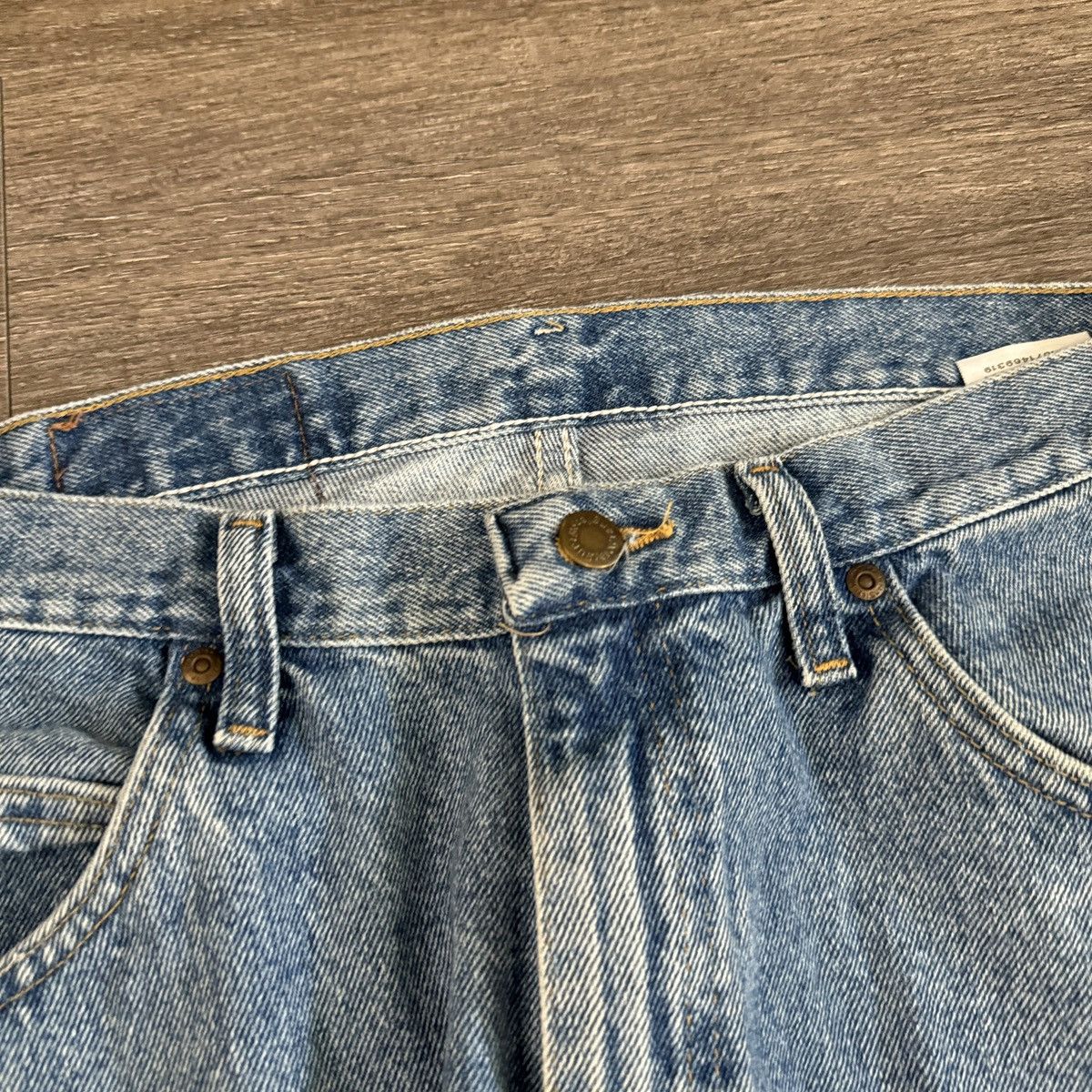 JNCO × Vintage × Wrangler Essential Vintage 90s Wrangler wide leg jeans Size US 32 / EU 48 - 5 Thumbnail