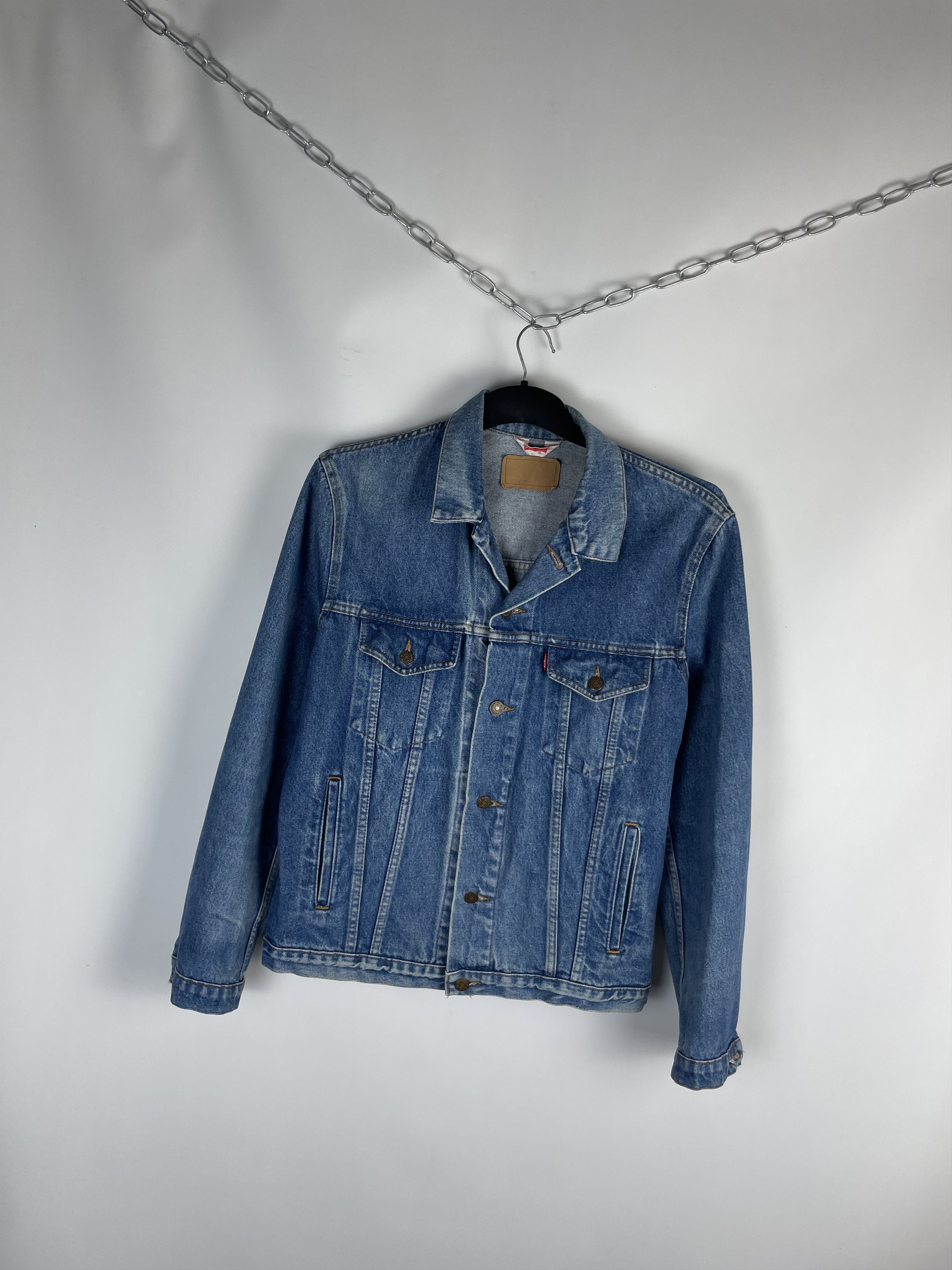 Levi's Vtg 90s Levis Denim Jacket Size US M / EU 48-50 / 2 - 2 Thumbnail