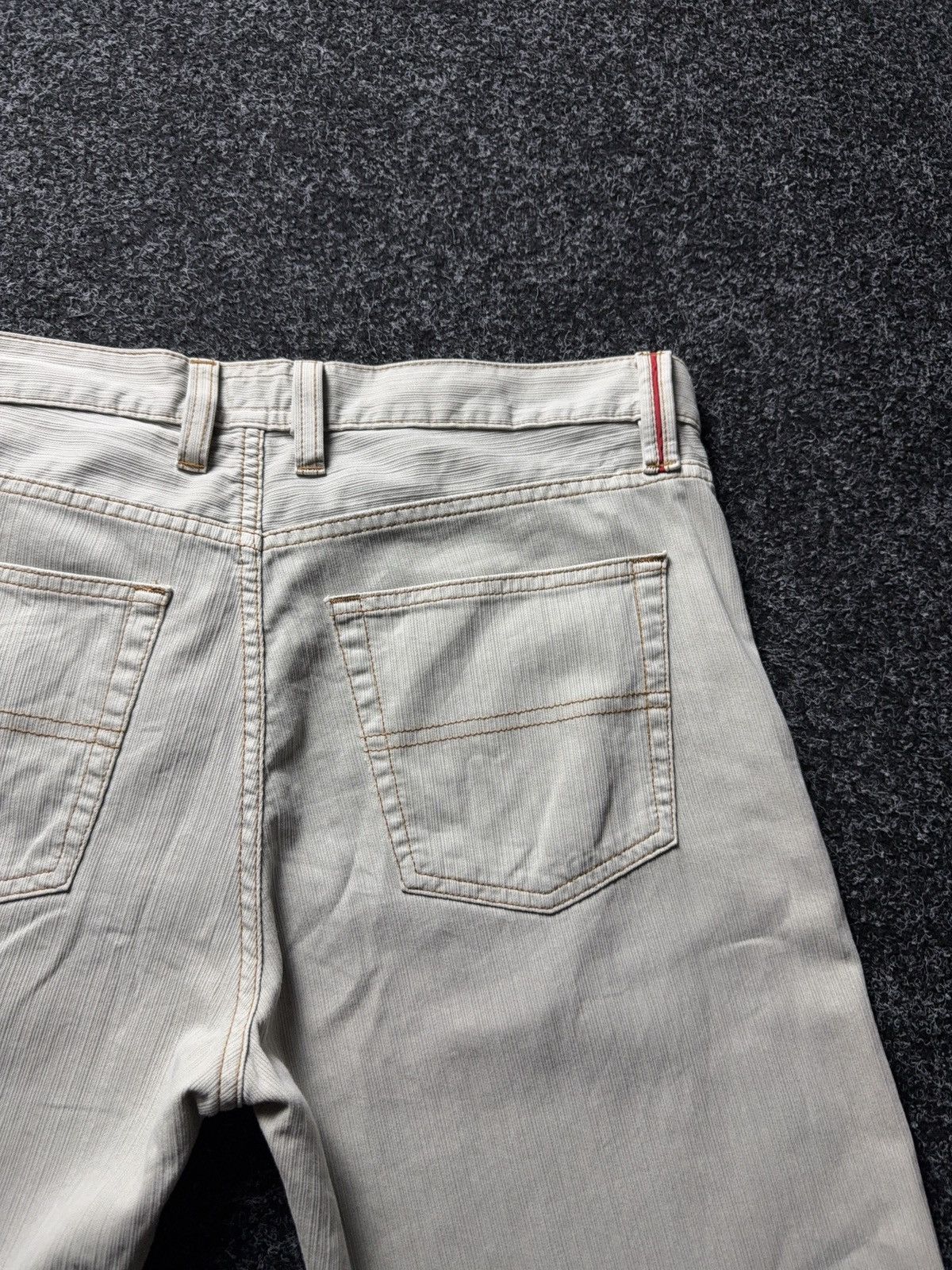 Hugo Boss Luxury 90s Retro Y2K Vintage HUGO BOSS Ivory Jeans Straight Size US 34 / EU 50 - 14 Thumbnail