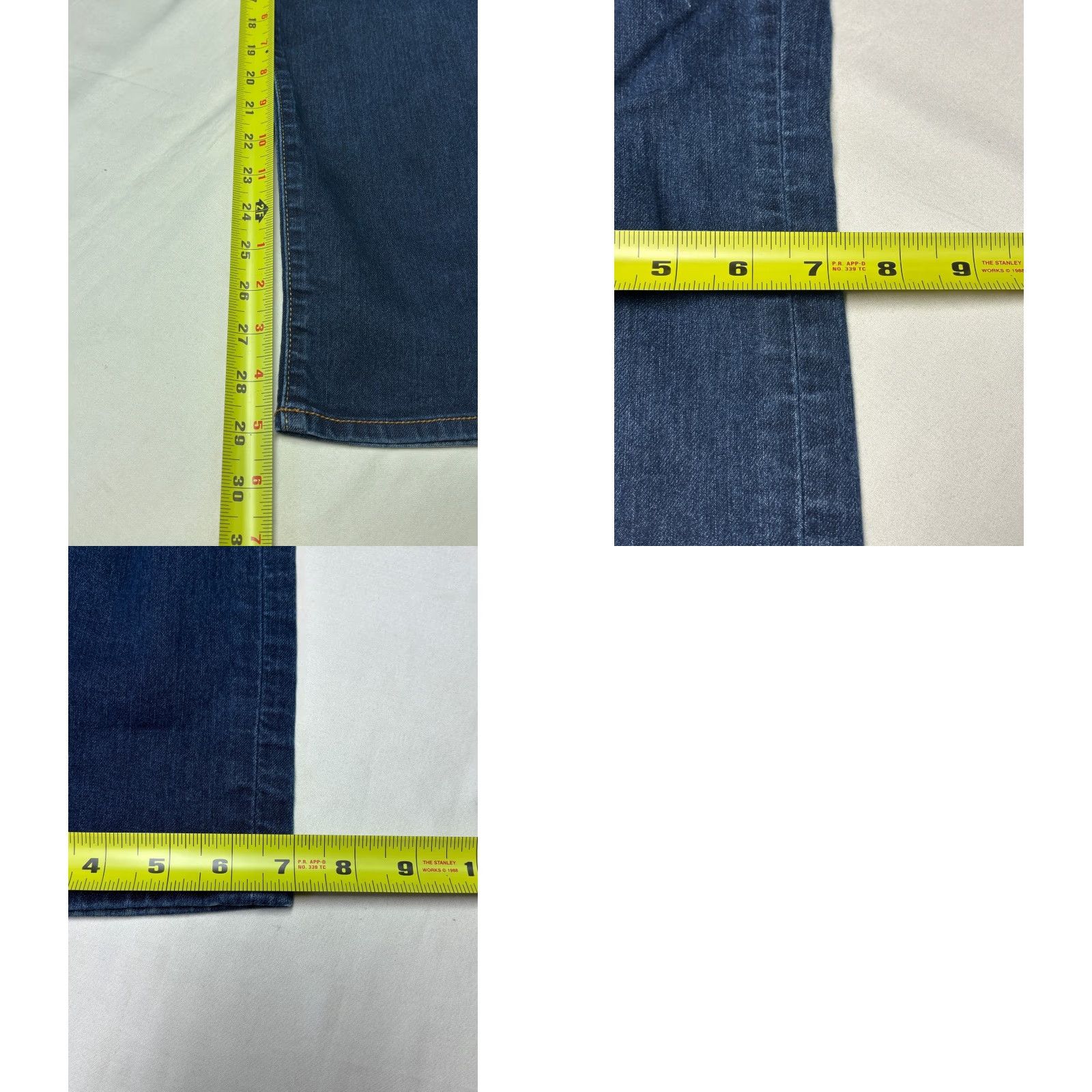 Lucky Brand Lucky Brand Sweet Straight Jeans Dark Wash 4/27 W30 L29 Women 5-Pocket Denim Straight Leg Jeans Size 27" / US 4 / IT 40 - 9 Thumbnail