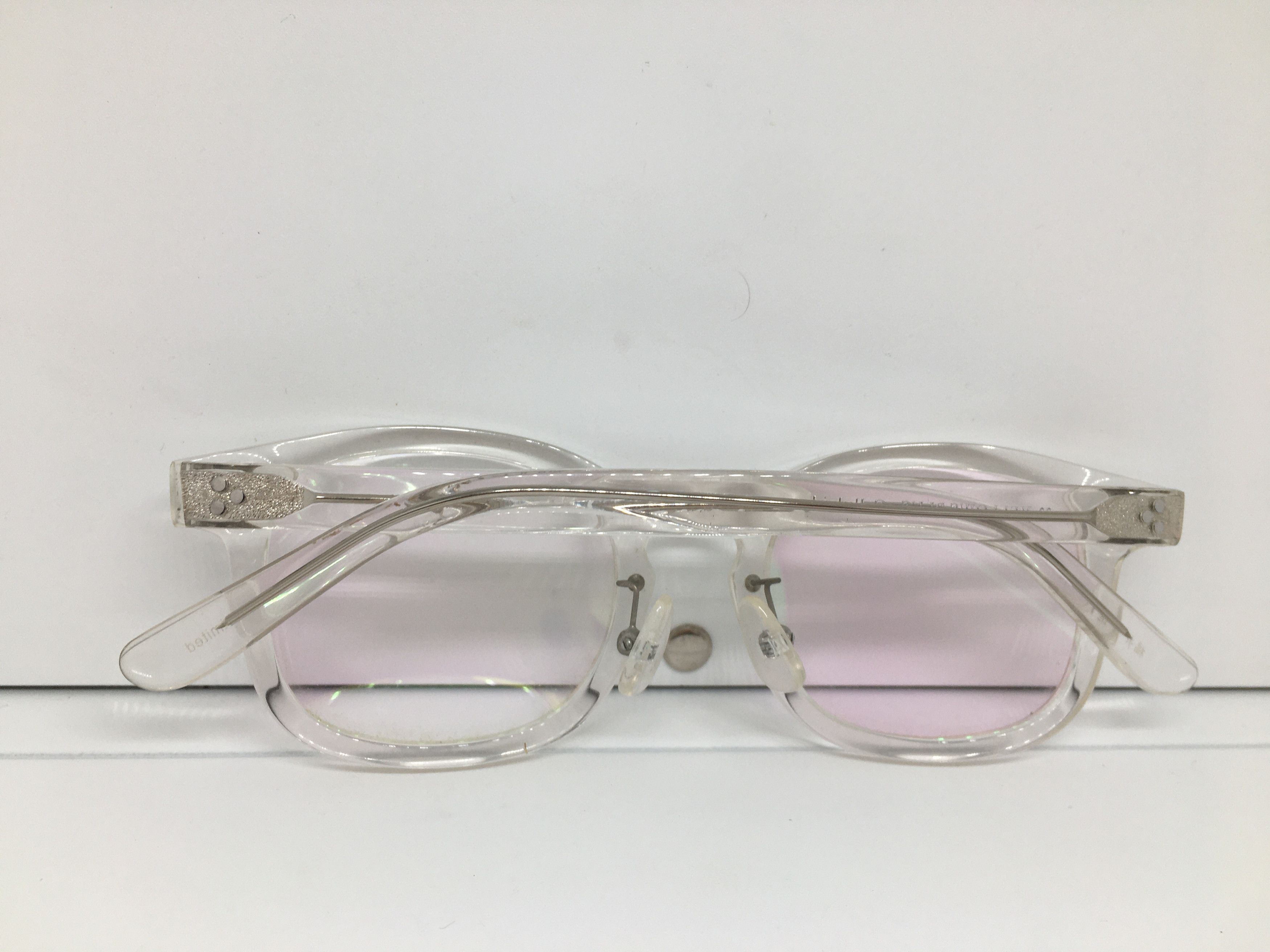 YELLOWS PLUS YELLOWS PLUS Clear Acetate Eyeglasses Frame Size ONE SIZE - 9 Thumbnail
