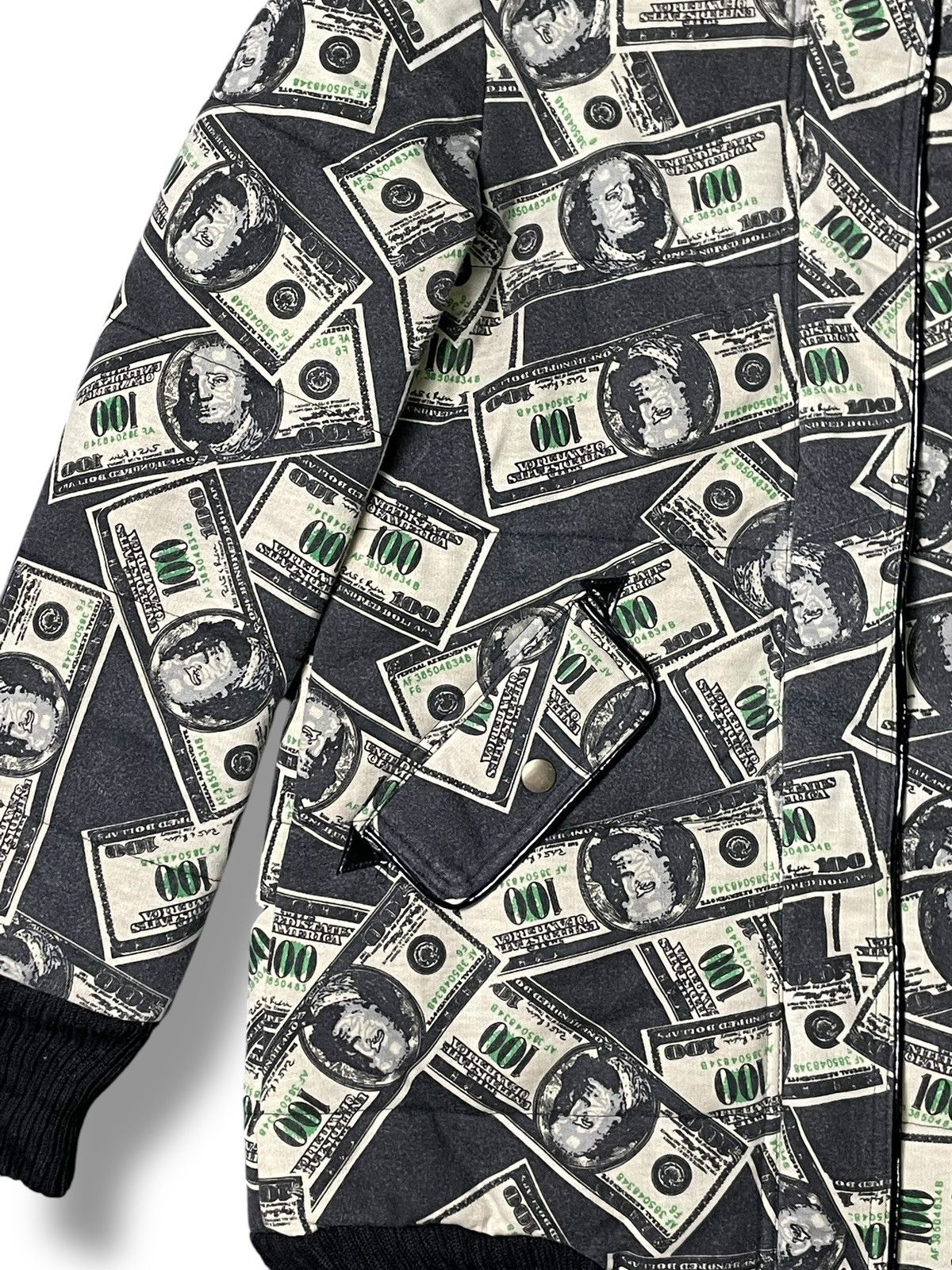 Designer × Japanese Brand × Vintage Japanese Brand x Rare Dollar Money Printed Jacket (32) Size US S / EU 44-46 / 1 - 5 Thumbnail