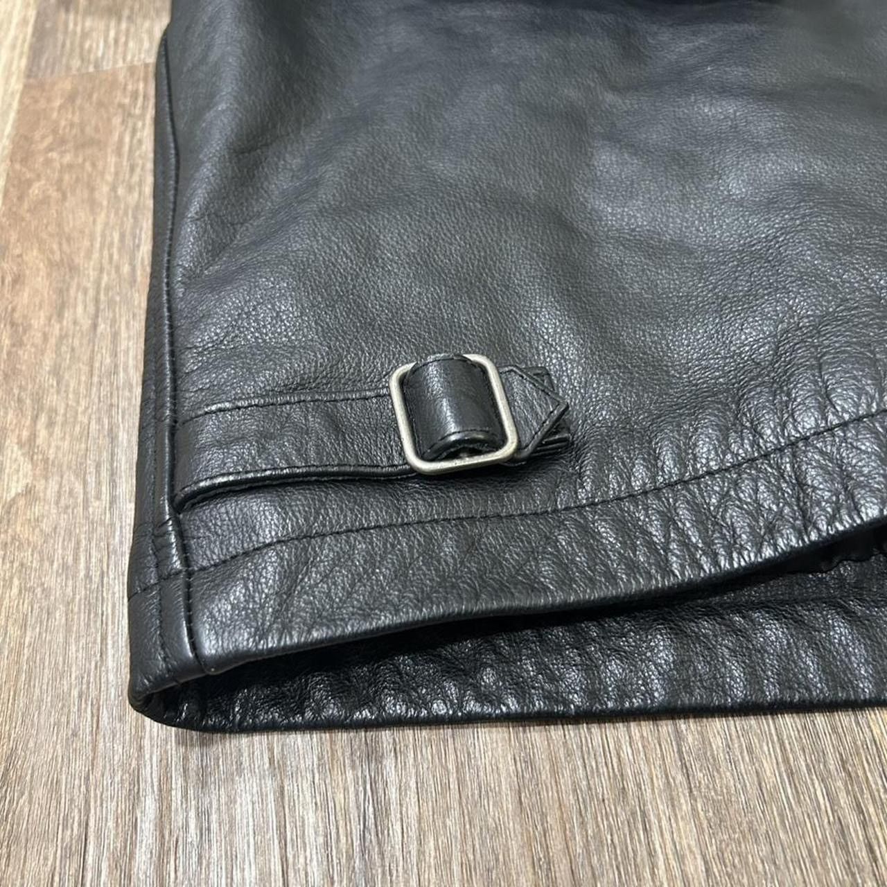 Gap Vintage Gap Black Leather Jacket Size Medium Size US M / EU 48-50 / 2 - 6 Thumbnail
