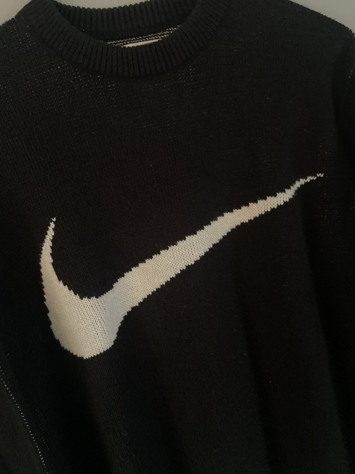 Nike × Supreme Supreme Nike Swoosh Knit Sweater SS19 Sweatshirt Patchwork Size US S / EU 44-46 / 1 - 3 Thumbnail