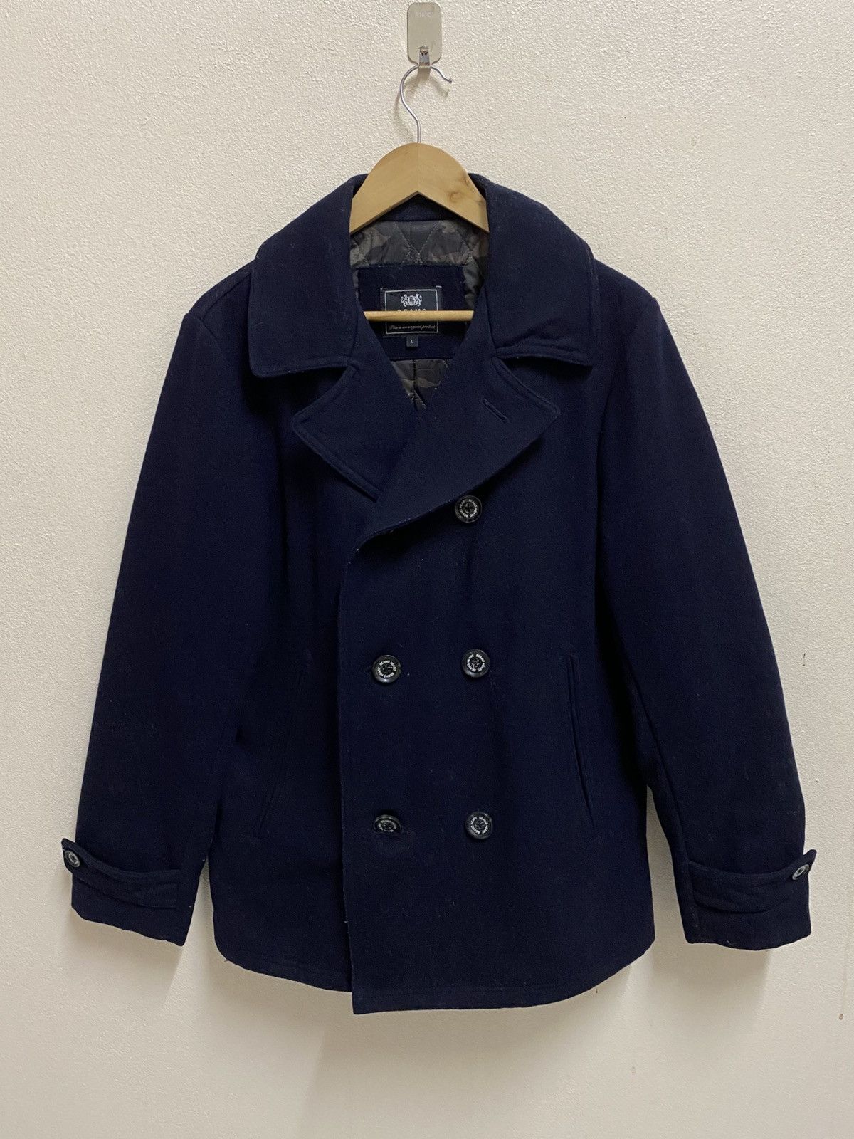 Beams Plus Beams Plus Wool Coat Jacket Navy Blue Size US M / EU 48-50 / 2 - 2 Thumbnail
