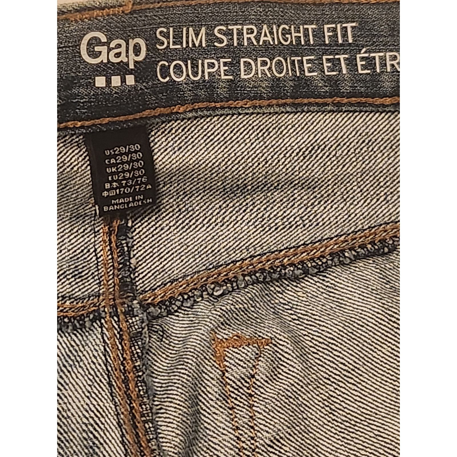Gap GAP Slim fit Straight Coupe fit Mens 29x30 Y2K Size US 29 - 2 Thumbnail
