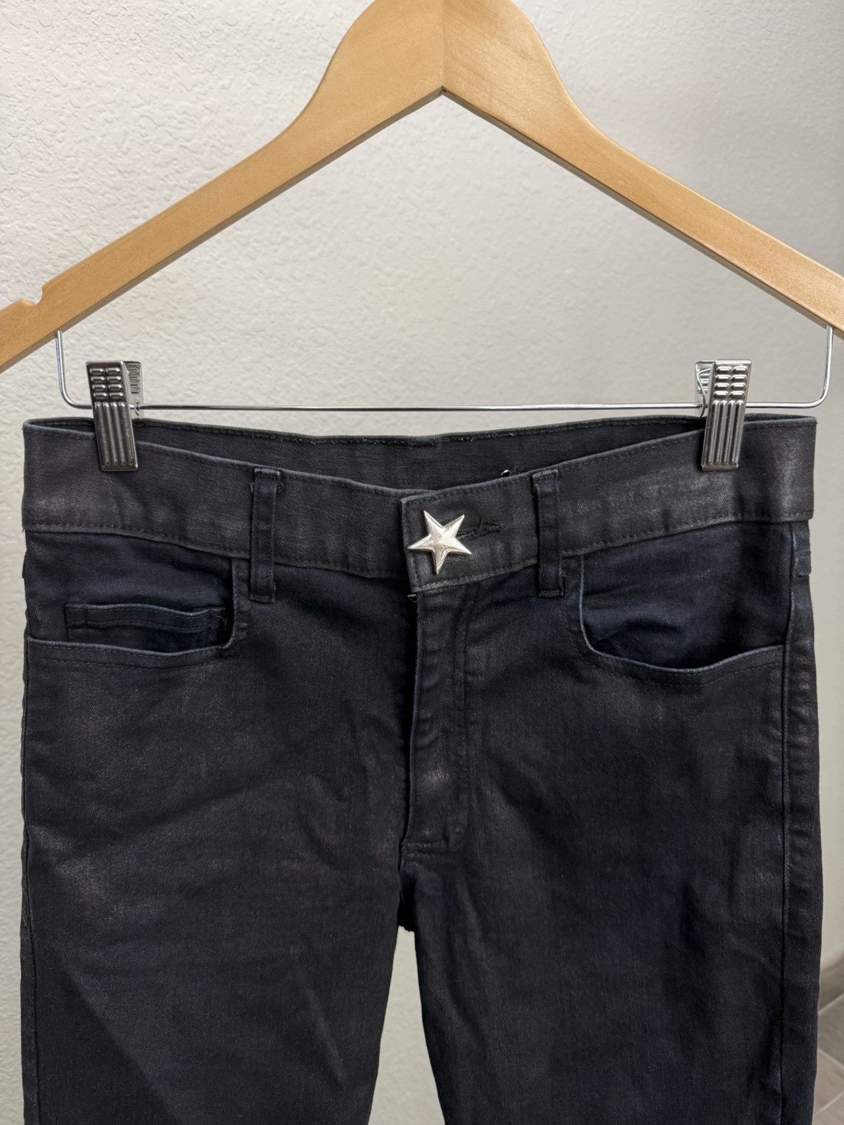 Other From Pure To You Black Waxed Denim Size US 30 / EU 46 - 2 Thumbnail