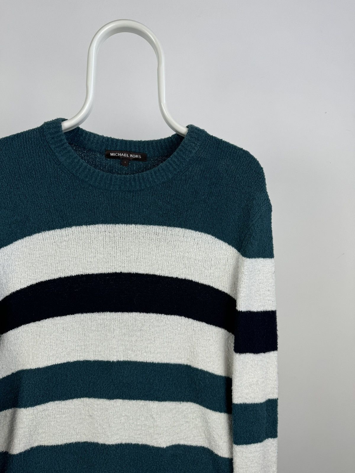 Michael Kors Michael Kors Stripped Sweatshirt Size US L / EU 52-54 / 3 - 2 Thumbnail