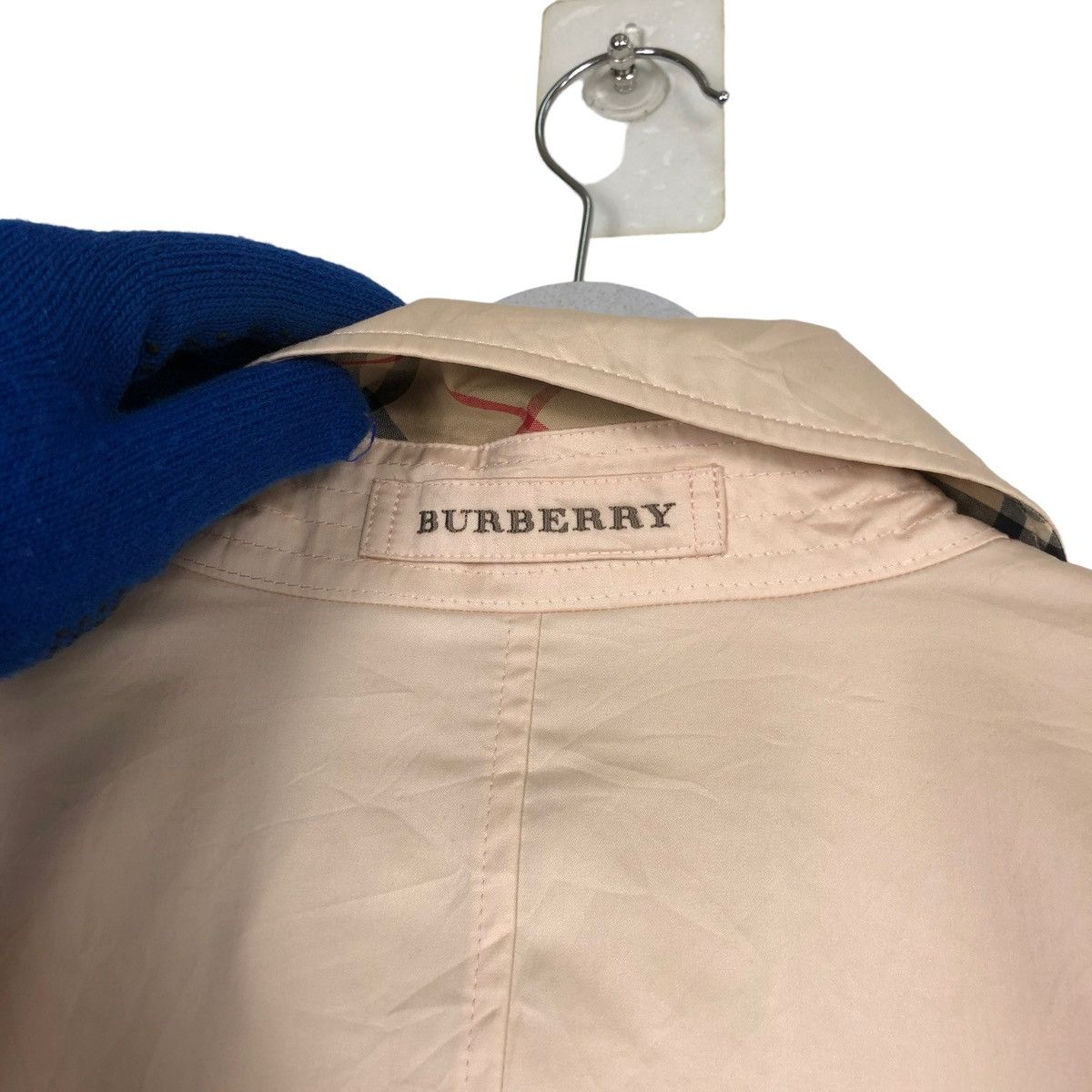 Burberry 💥Vintage Burberry London Trench Coat Nova Check Collar Size US M / EU 48-50 / 2 - 6 Thumbnail