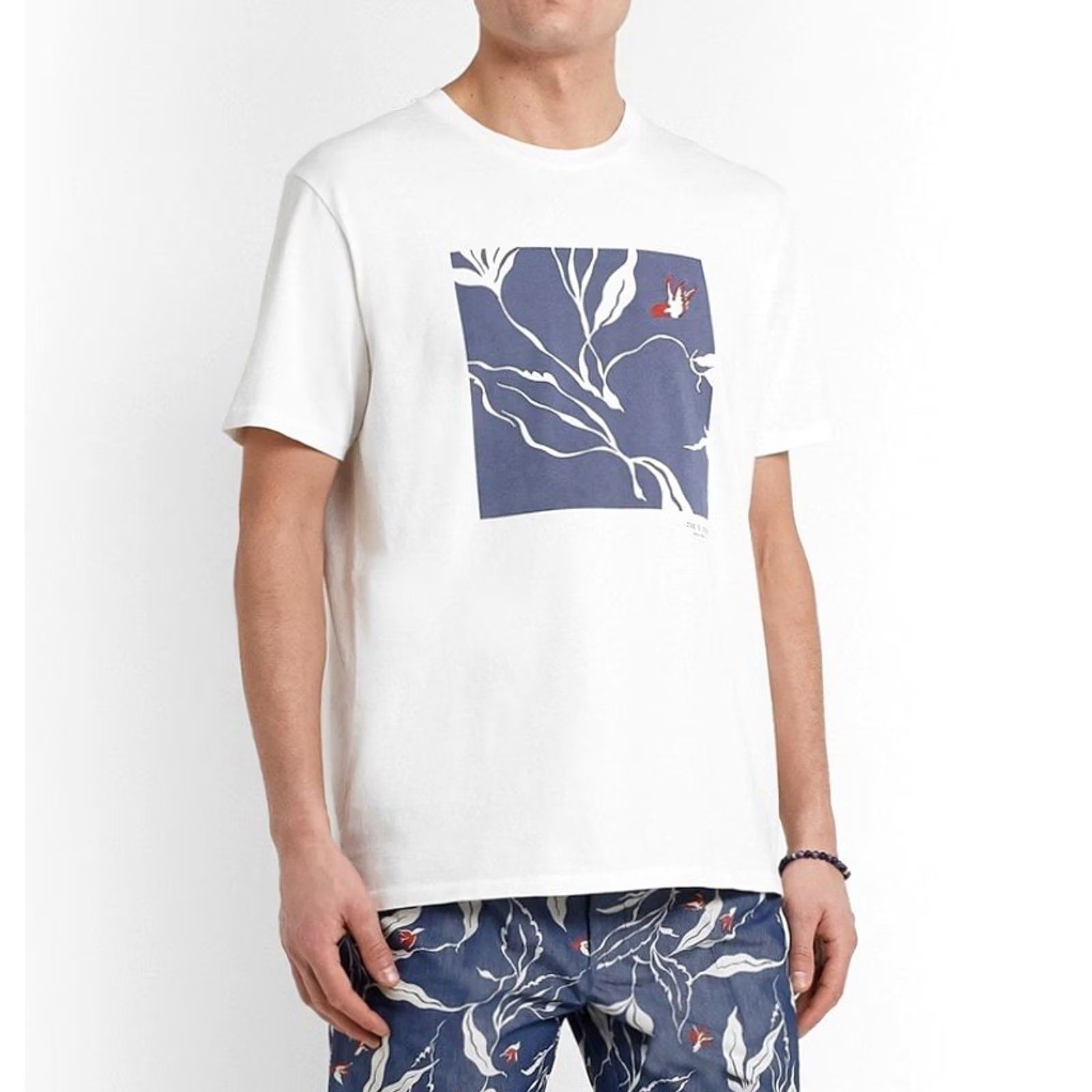 Rag & Bone Rag & Bone New York Graphic Embroidered Bird T-Shirt Rare XL White Mens Size US XL / EU 56 / 4 - 2 Thumbnail